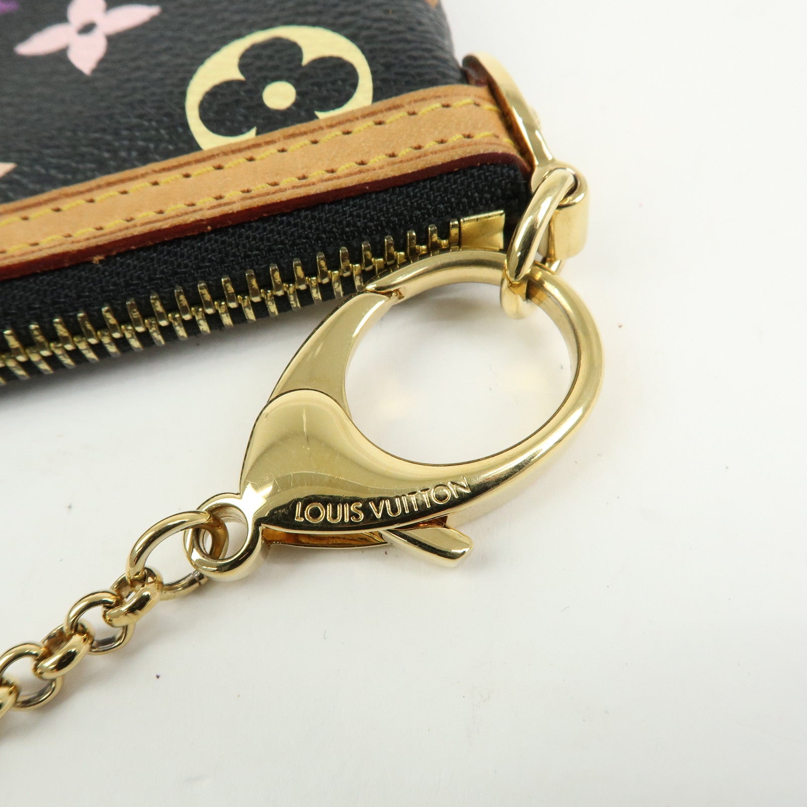 Louis Vuitton Monogram Multicolor Pochette Milla MM Pouch Noir M60097