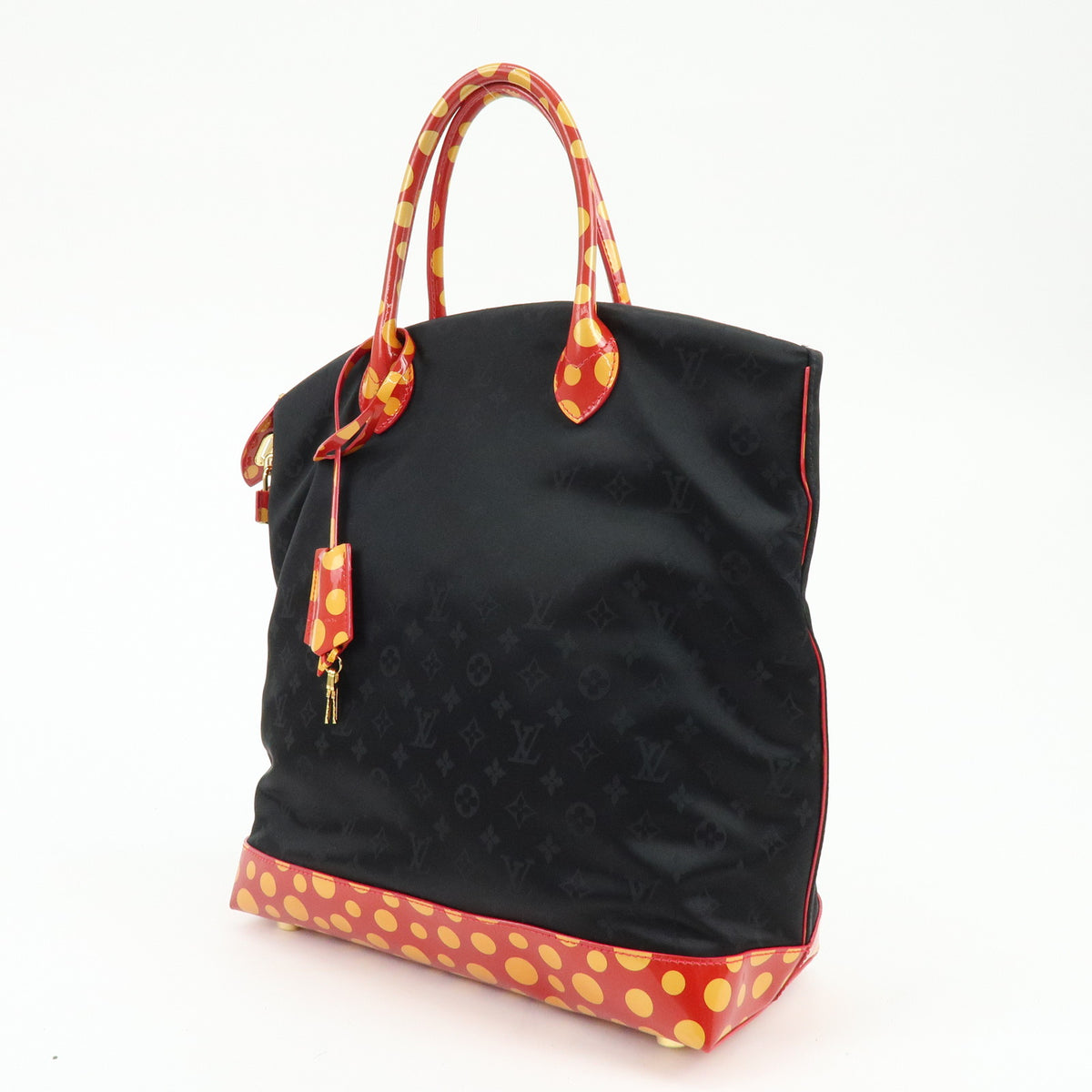 Louis Vuitton Yayoi Kusama Vernis Infinity Dot Lockit MM ToteBag M40681