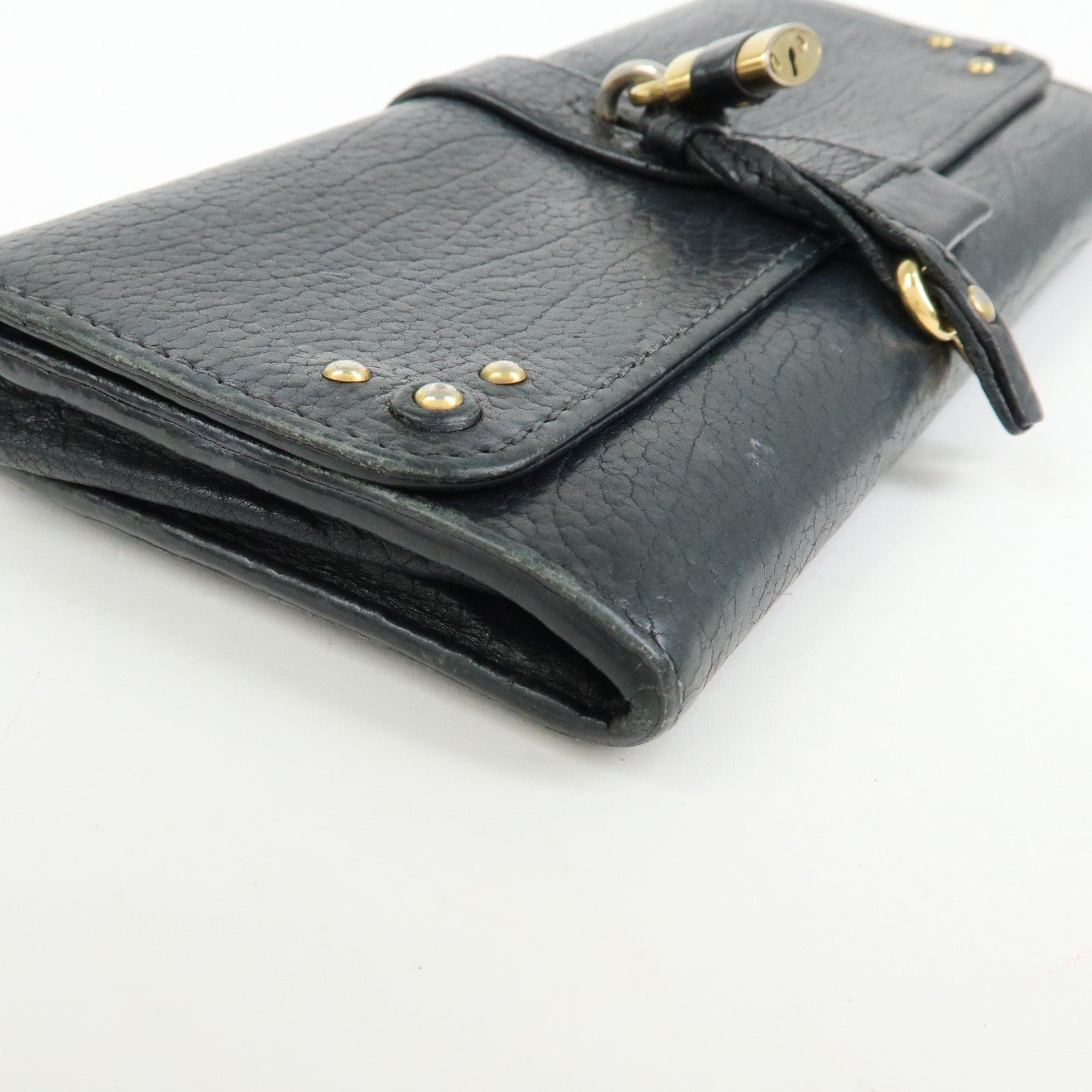 Chloe Set of 2 Alphabet Paddington Leather Long Compact Wallet