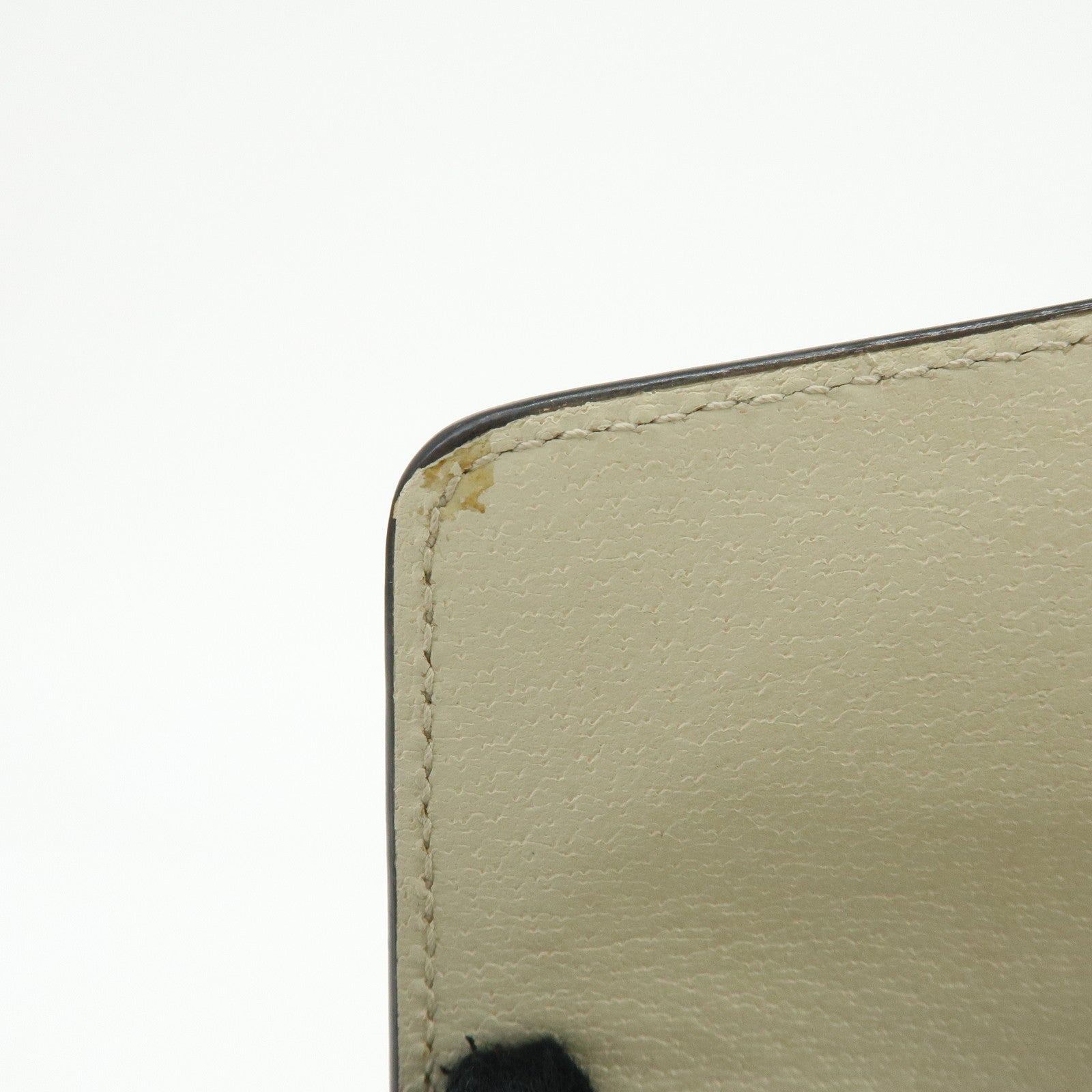GUCCI Sylvie Sherry Calf Leather Shoulder Bag Ivory Bee & Star 524405