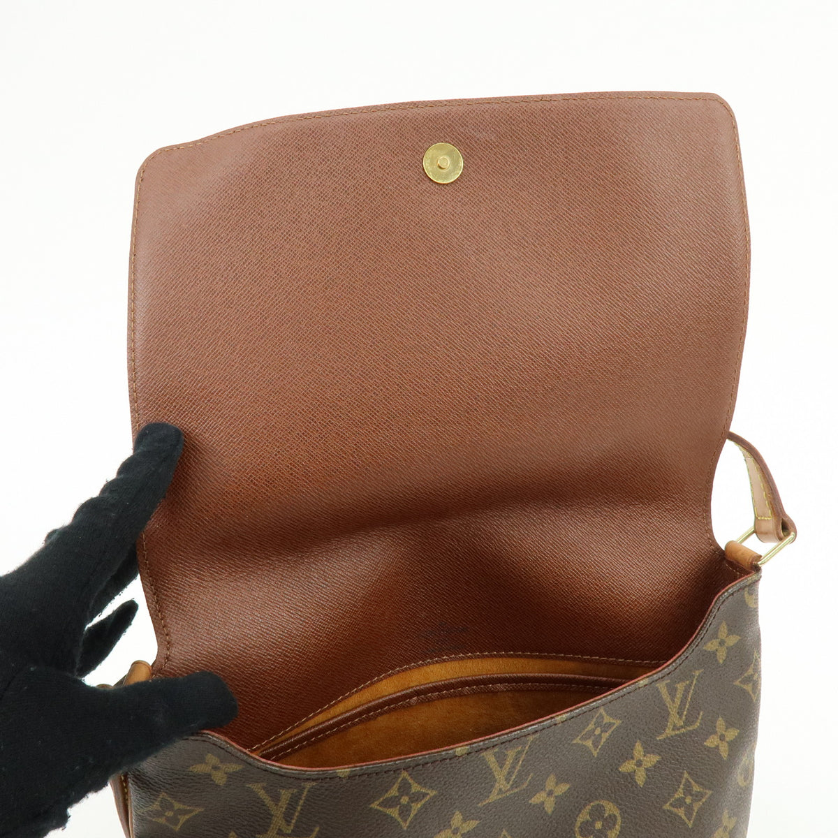 Louis Vuitton Monogram Musette Tango Short Shoulder Bag Brown M51257