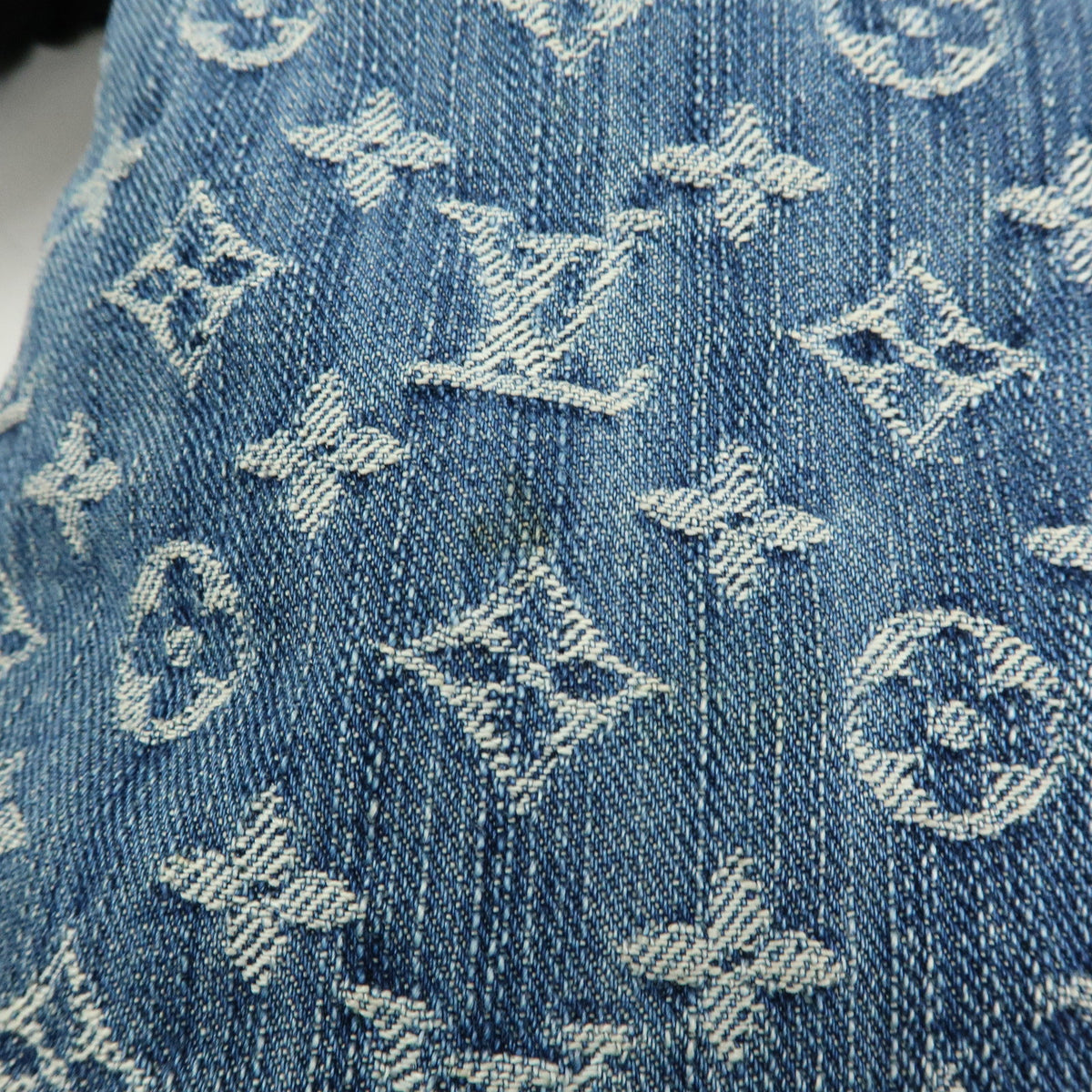 Louis Vuitton Monogram Denim Baggy GM Shoulder Bag Blue M95048