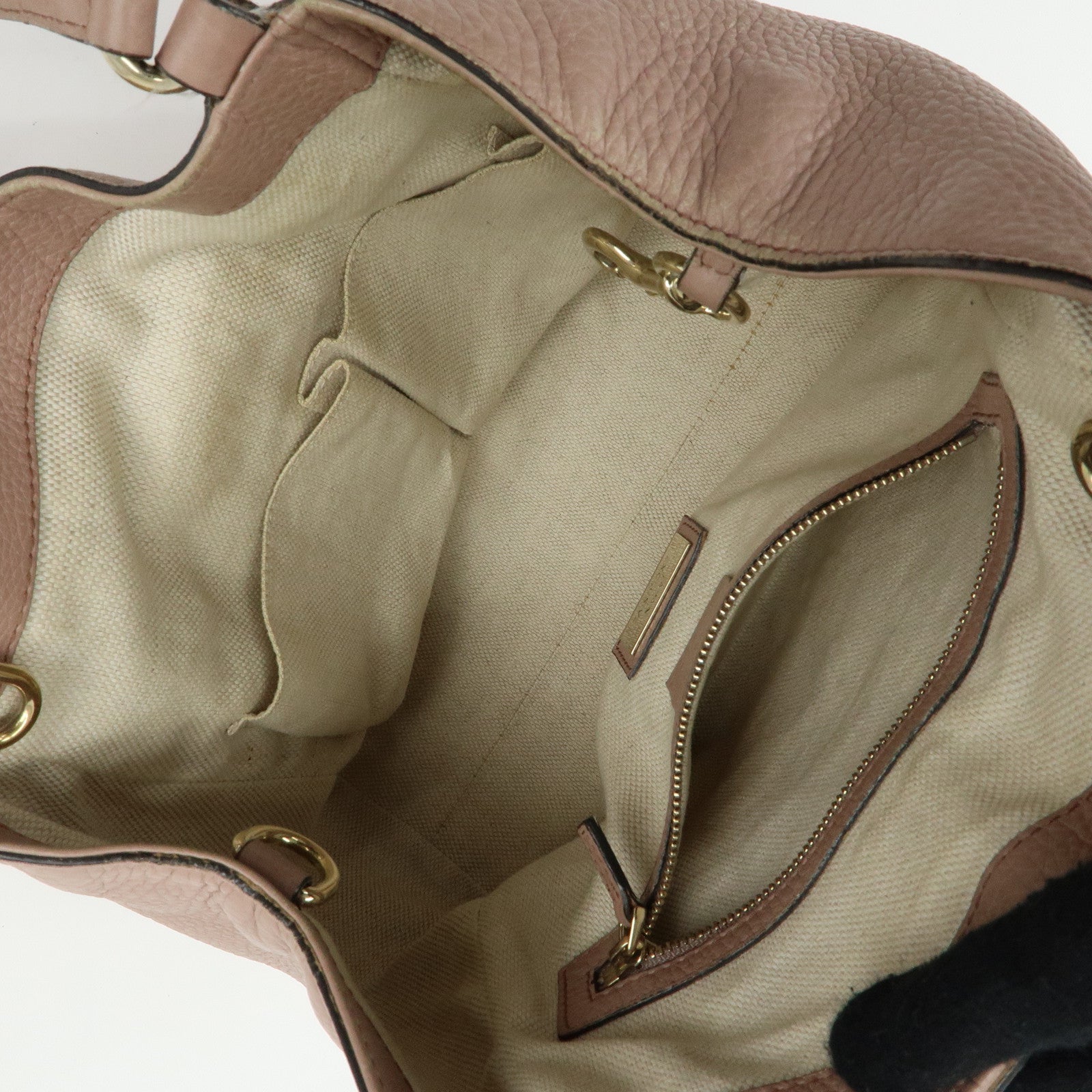 GUCCI SOHO Interlocking G 2Way Hand Bag Japan Limited Pink Beige 336751