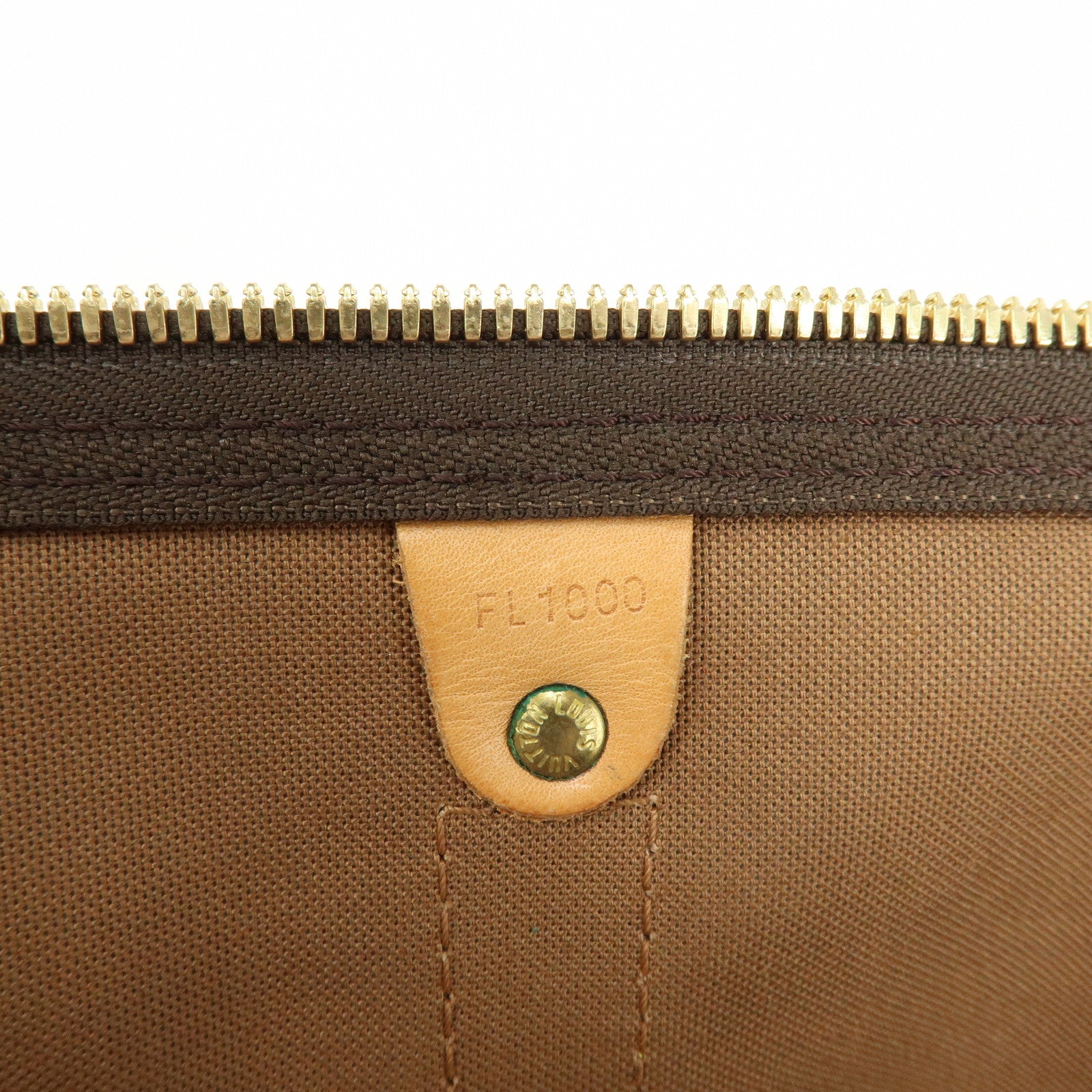 Louis Vuitton Monogram Keep All 50 Boston Bag Brown M41426