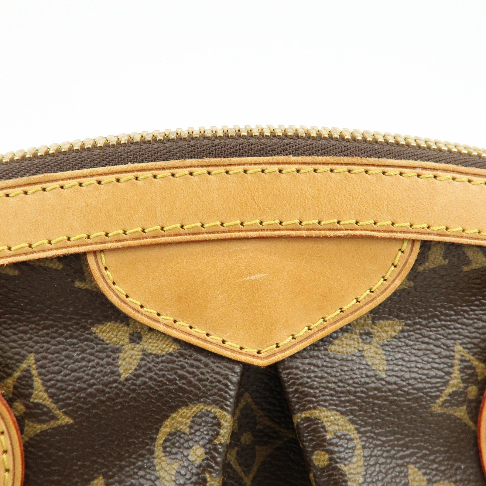 Louis Vuitton Monogram Canvas Tivoli PM Hand Bag Brown M40143