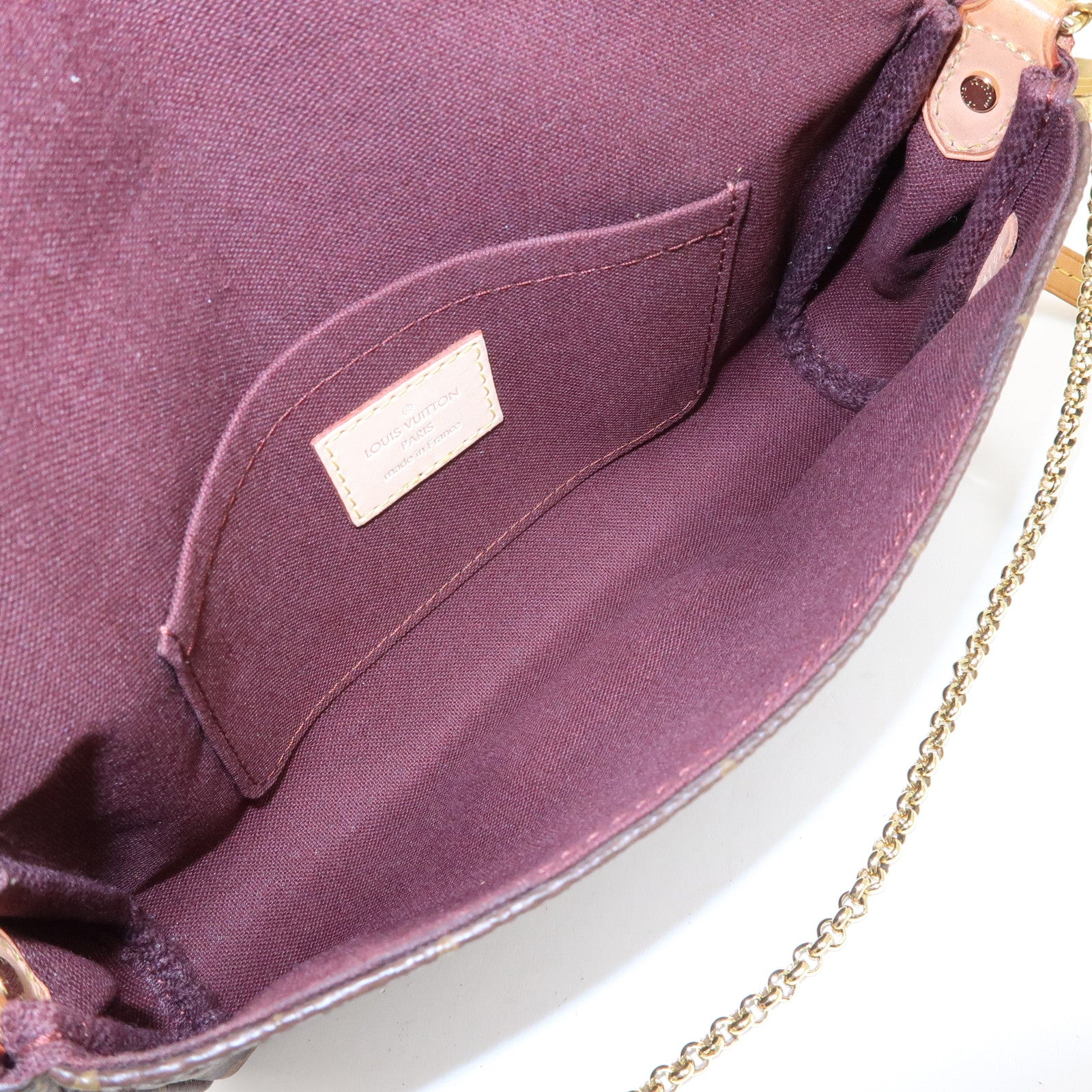Louis Vuitton Monogram Favorite PM 2Way Shoulder Bag Brown M40717