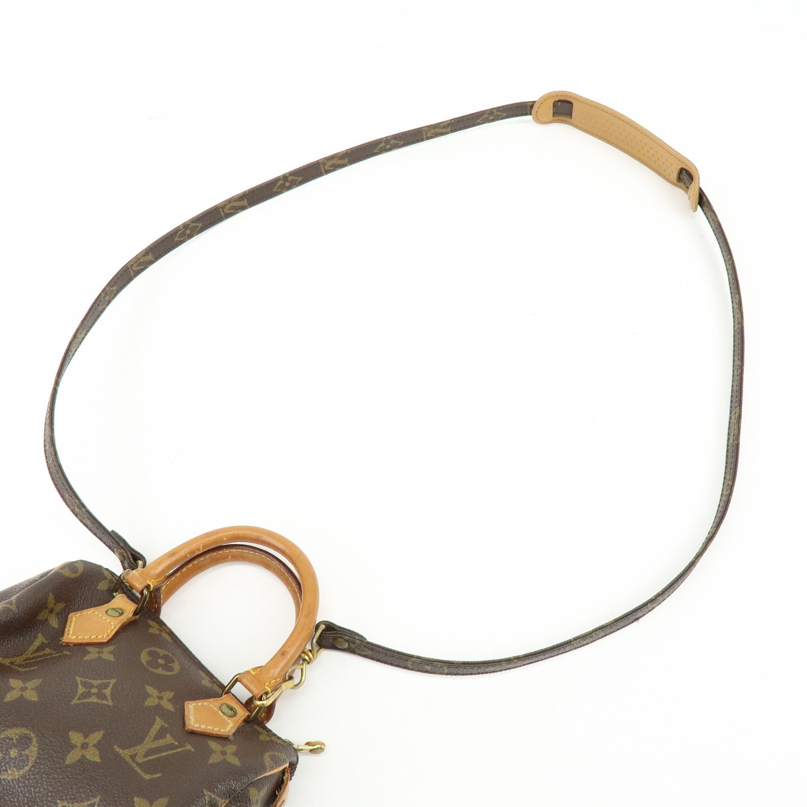 Louis Vuitton Monogram Mini Speedy Hand Bag Brown M41534 J75011 Lot