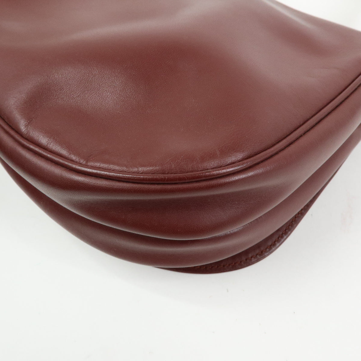 Cartier Must de Cartier Leather Shoulder Bag Crossbody Bag Bordeaux
