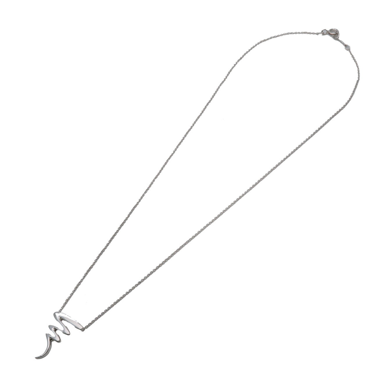 Tiffany & Co Paloma Picasso Scribble Necklace SV925 Silver
