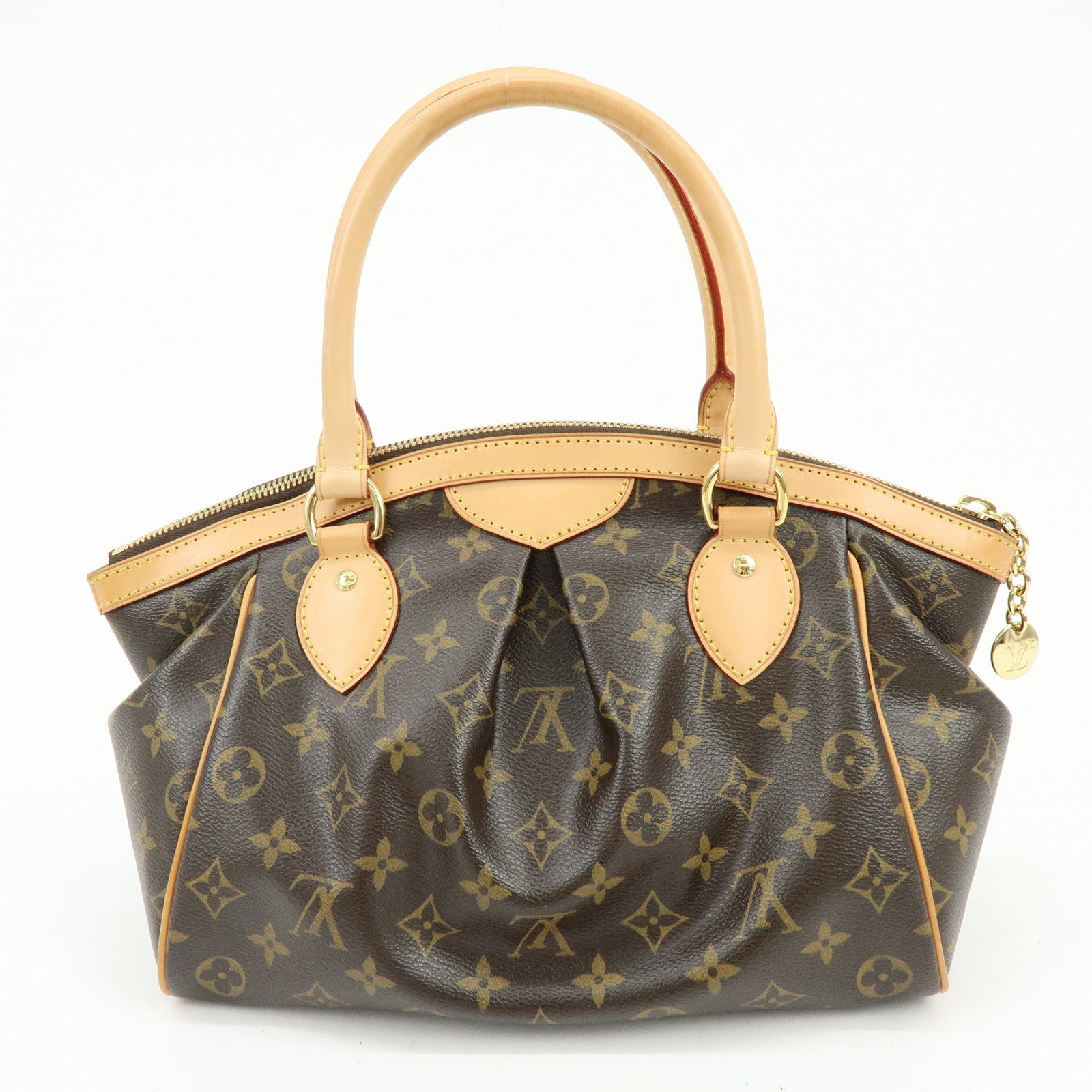 Louis Vuitton Monogram Tivoli PM Hand Bag Shoulder Bag Brown M40143