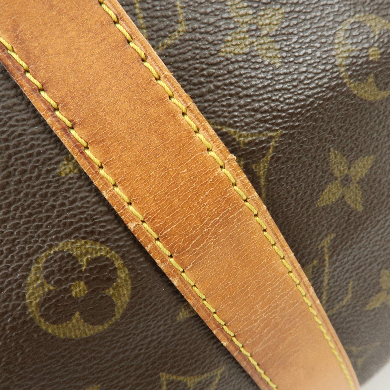 Louis Vuitton Keep All Bandouliere 55 Boston Bag Hand Bag Brown M41414
