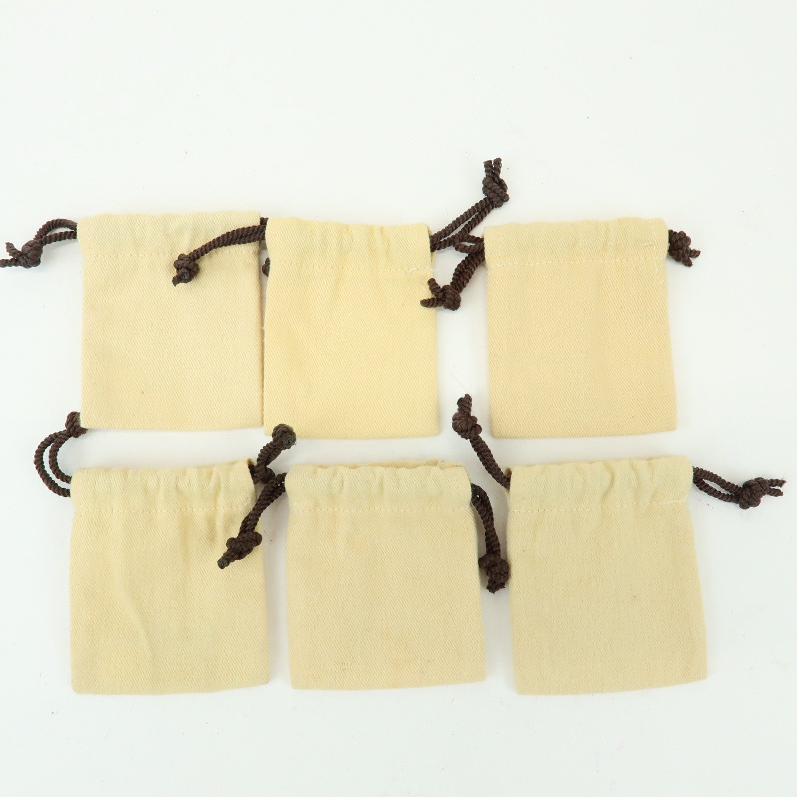 Loiuis Vuitton Set Of  32 Dust Bag Drawstring Style Beige Brown