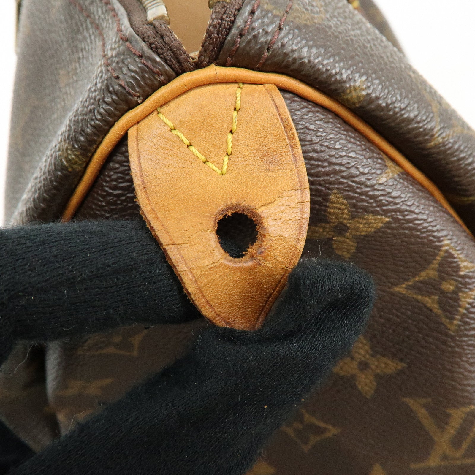 Louis Vuitton Monogram Speedy 30 Boston Bag Hand Bag Brown M41526