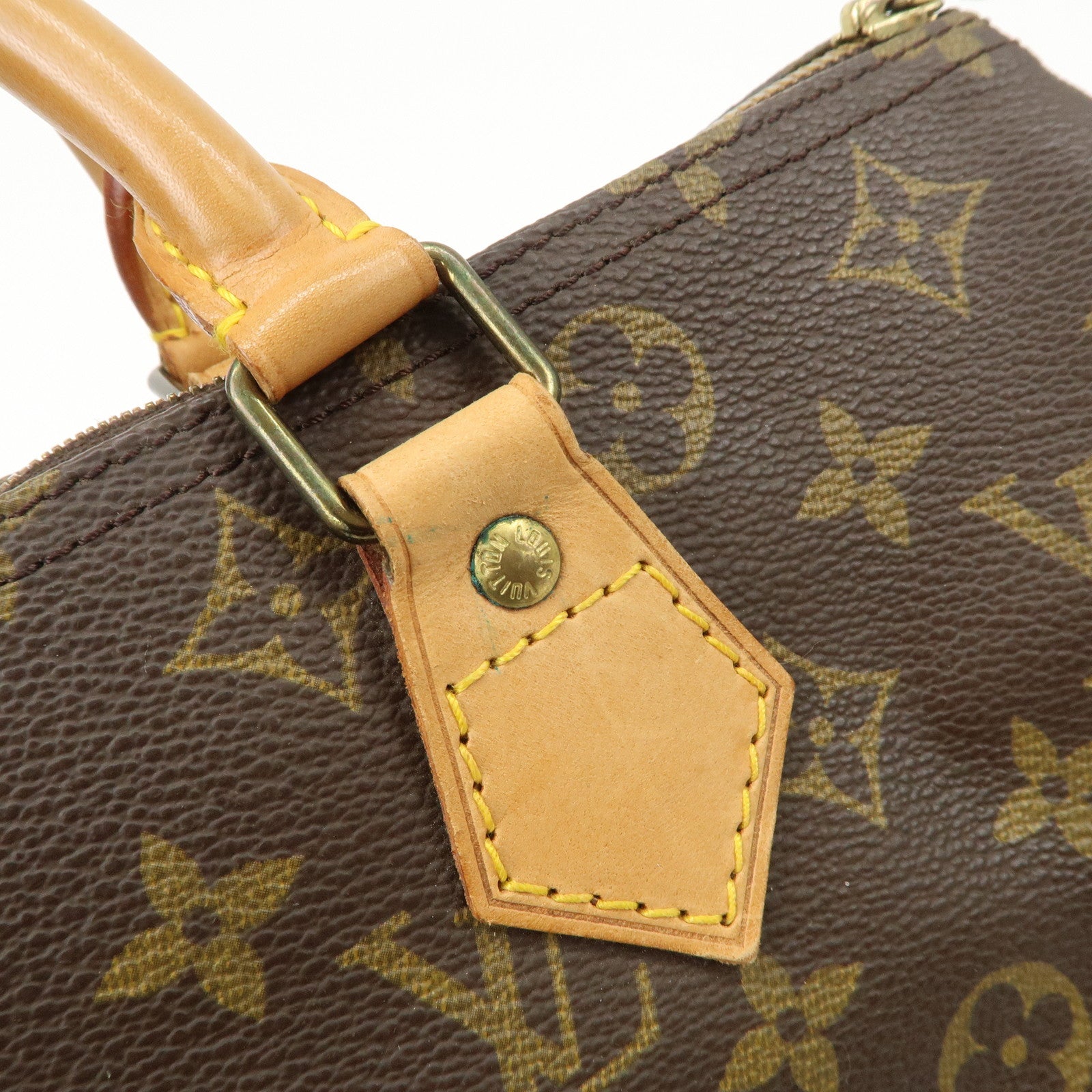 Louis Vuitton Monogram Speedy 30 Hand Bag Boston Bag M41526 Used
