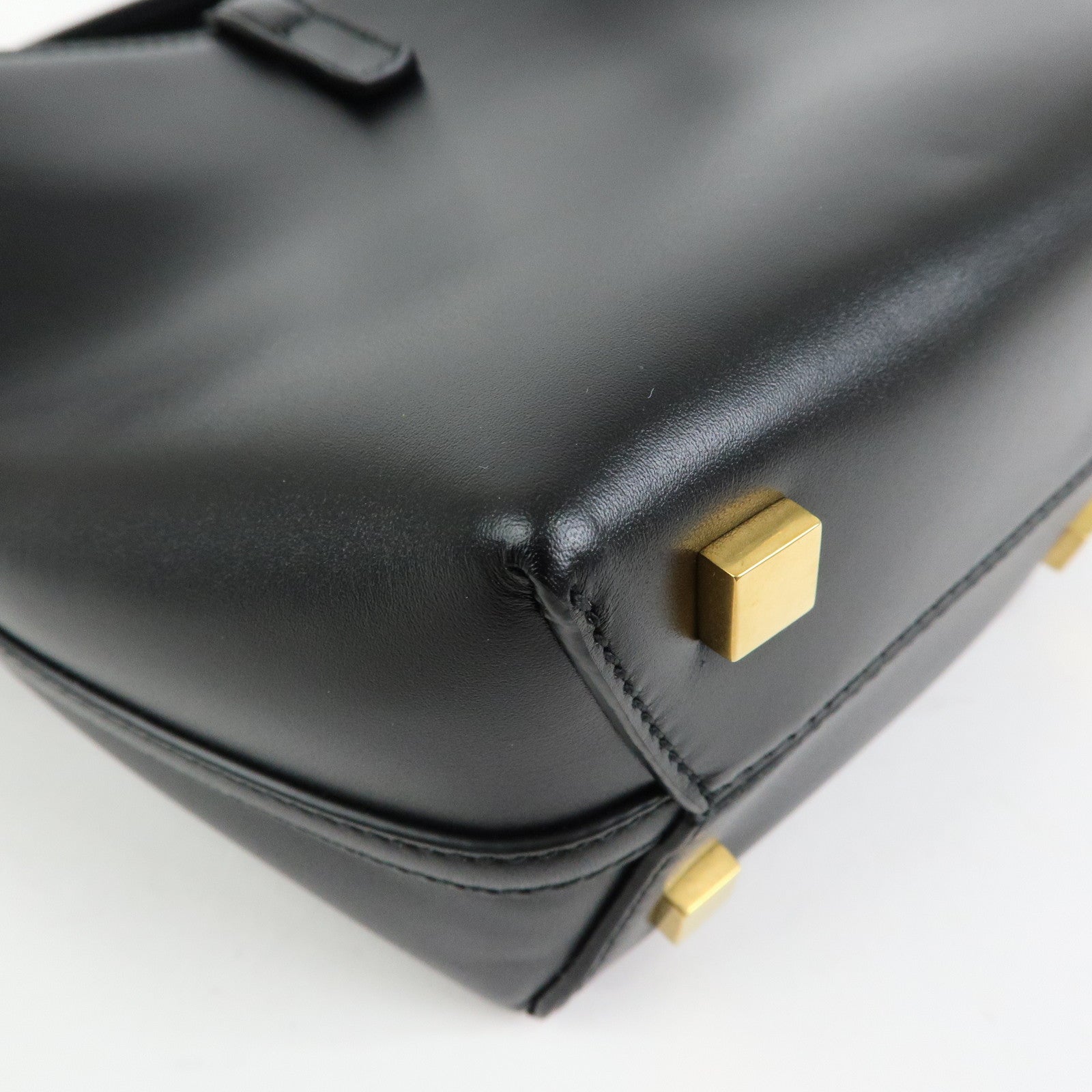 SAINT LAURENT PARIS Cassandra LE 37 Calf Leather 2WAY Mini Bucket Bag