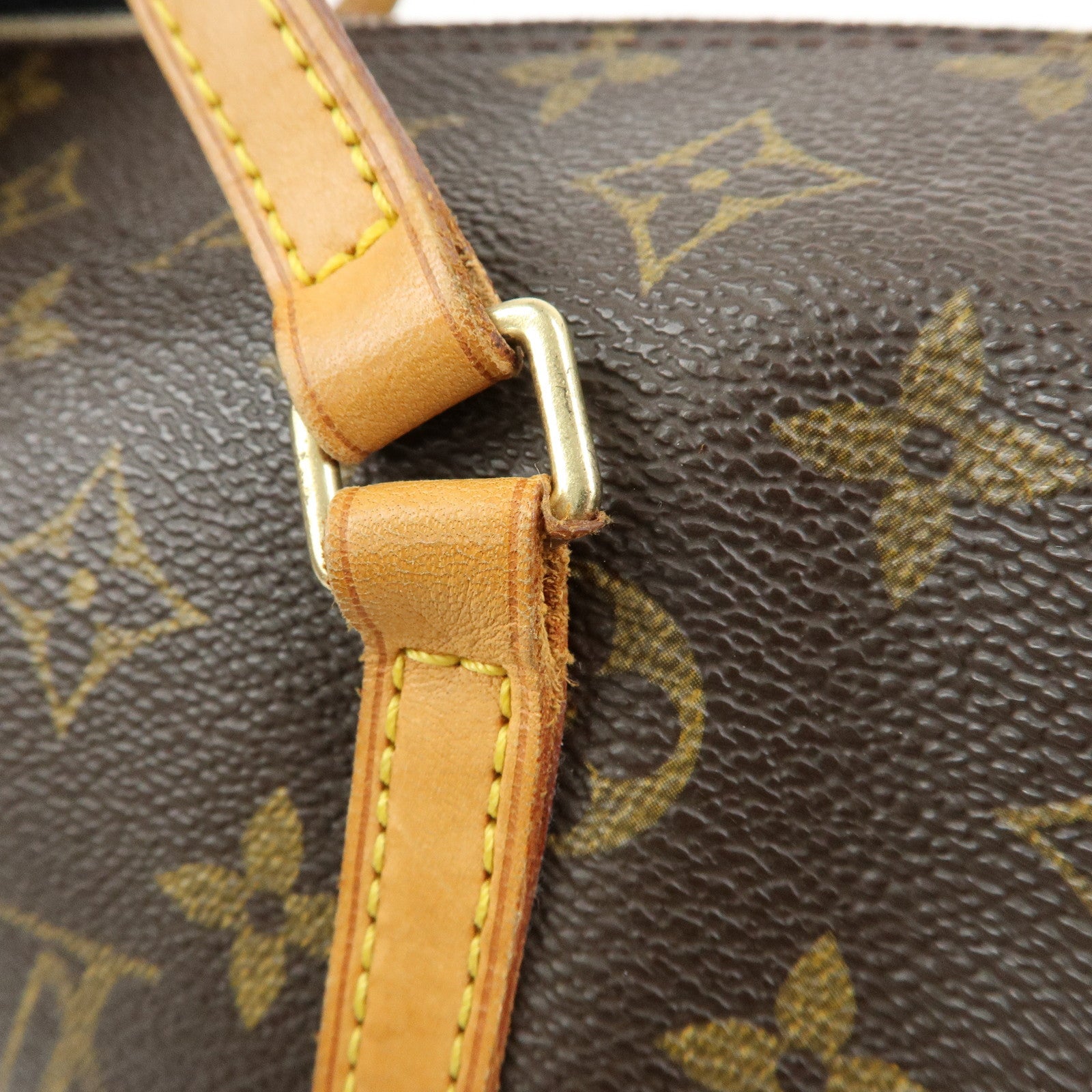 Louis Vuitton Monogram Papillon 30 Hand Bag Brown M51385