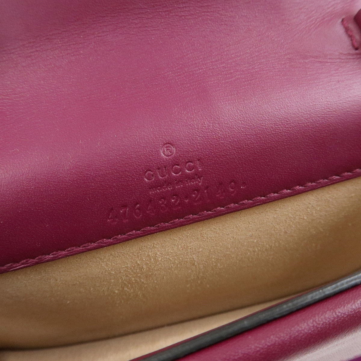 GUCCI Dionysus Super Mini Bag Suede Leather Shoulder Bag 476432