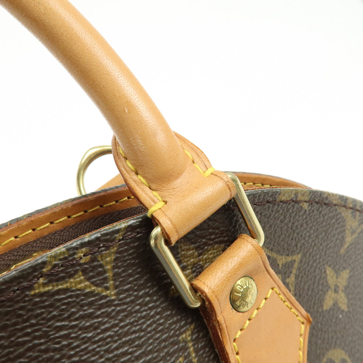 Louis Vuitton Monogram Ellipse PM Hand Bag Brown M51127