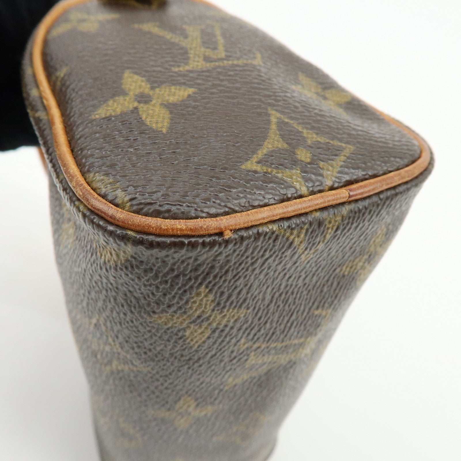Louis Vuitton Monogram Canvas Mini Speedy Hand Bag & Strap M41534