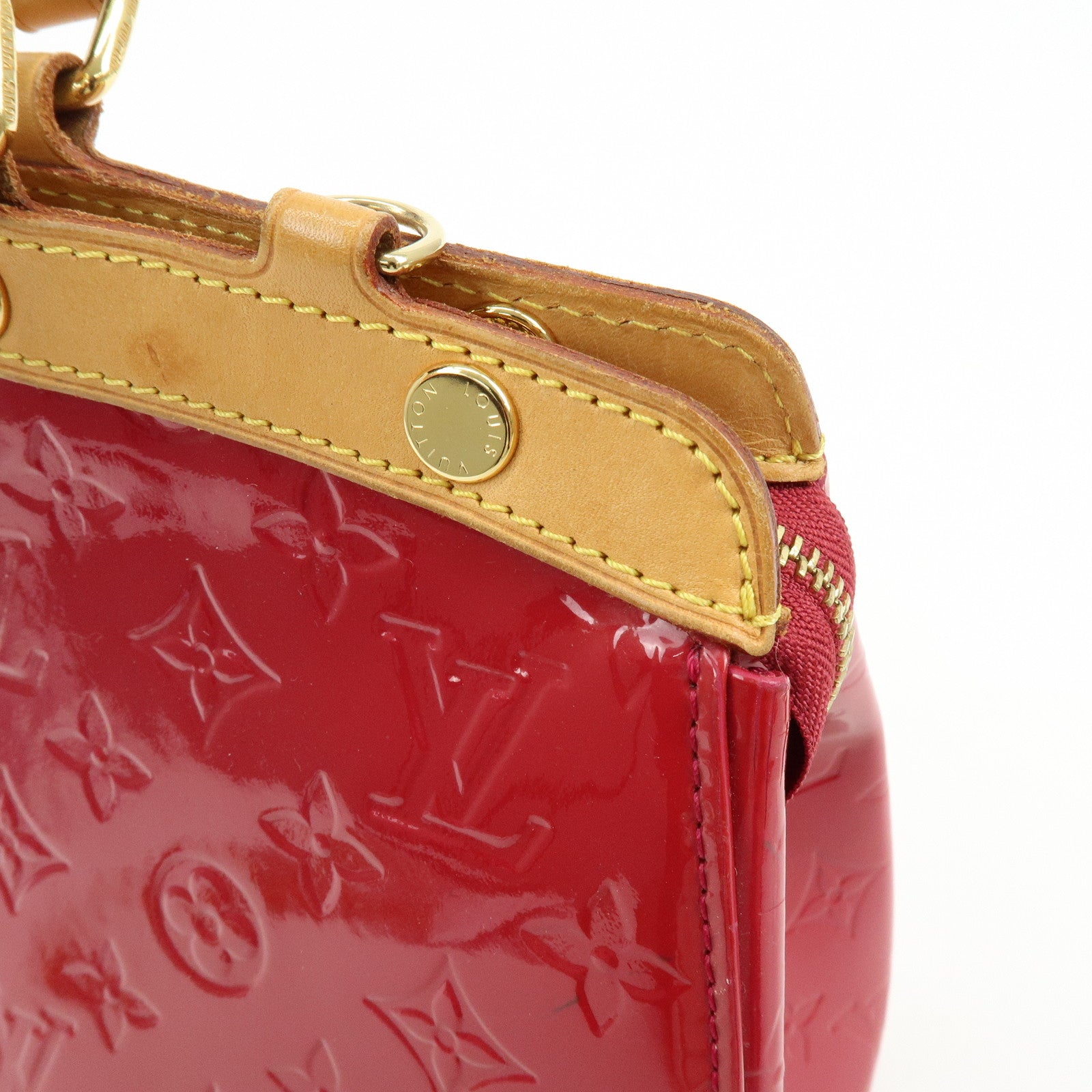 Louis Vuitton Vernis Brea MM 2Way Bag Hand Bag Rose Indien M91798