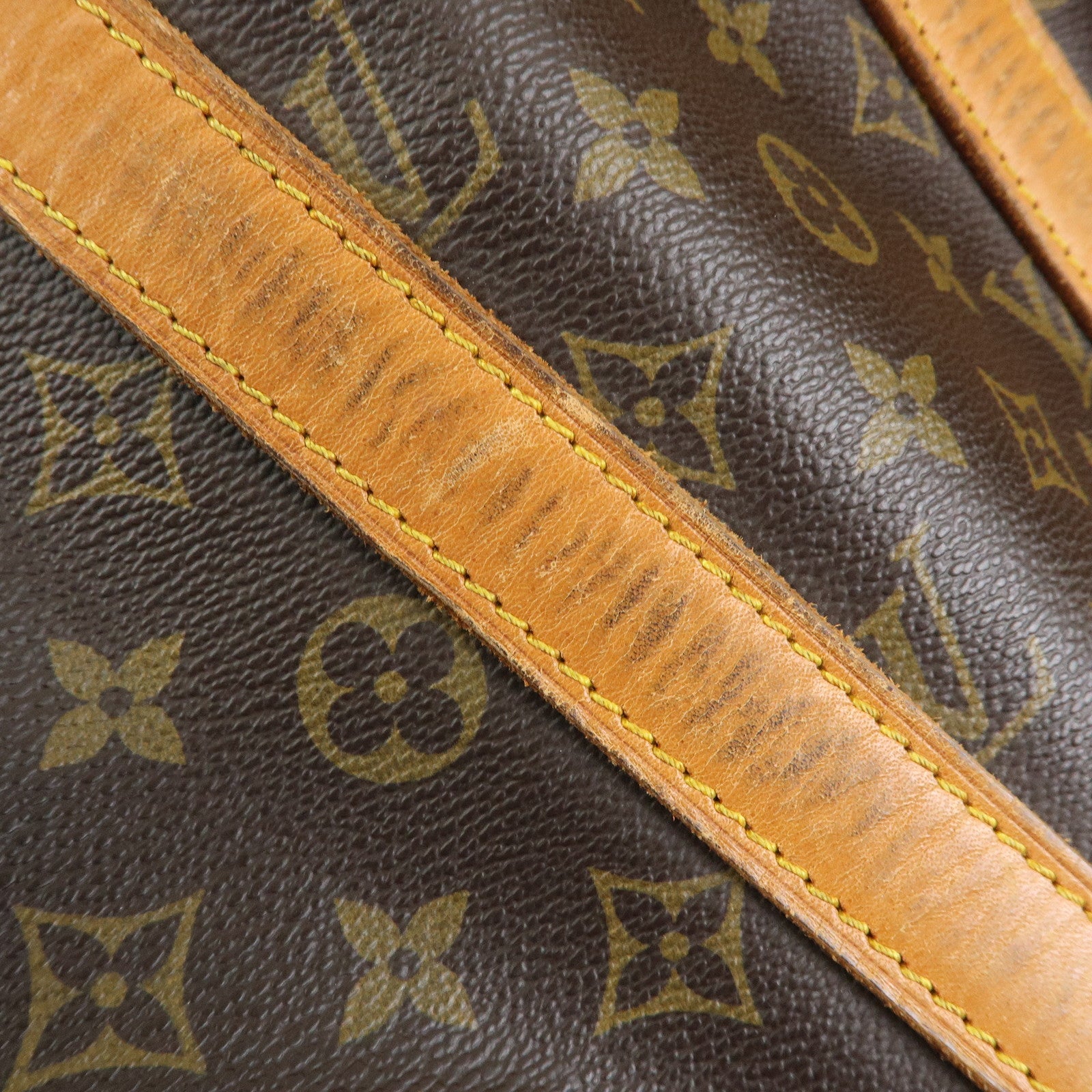 Louis Vuitton Monogram Keep All Bandouliere 45 Boston Bag M41418