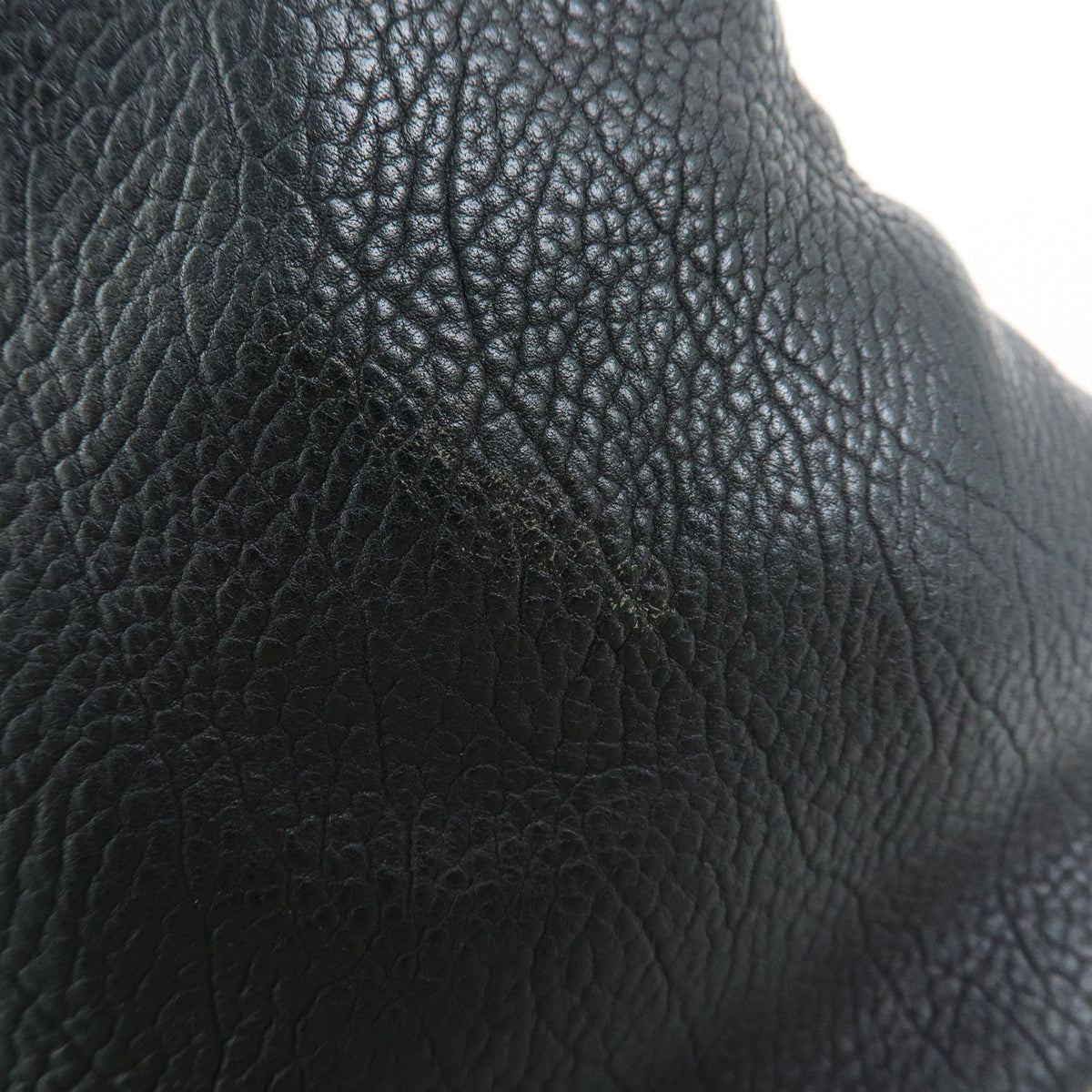 CHANEL COCO Mark Wild Stitch Calf Leather Chain Shoulder Bag Black