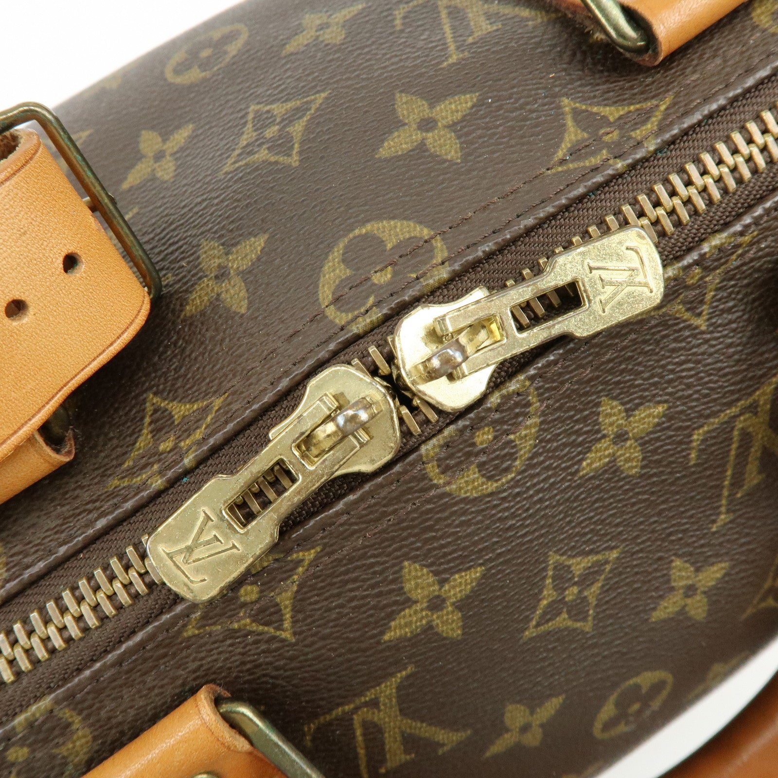 Louis Vuitton Keep All Bandouliere 50 Boston Bag Brown M41416