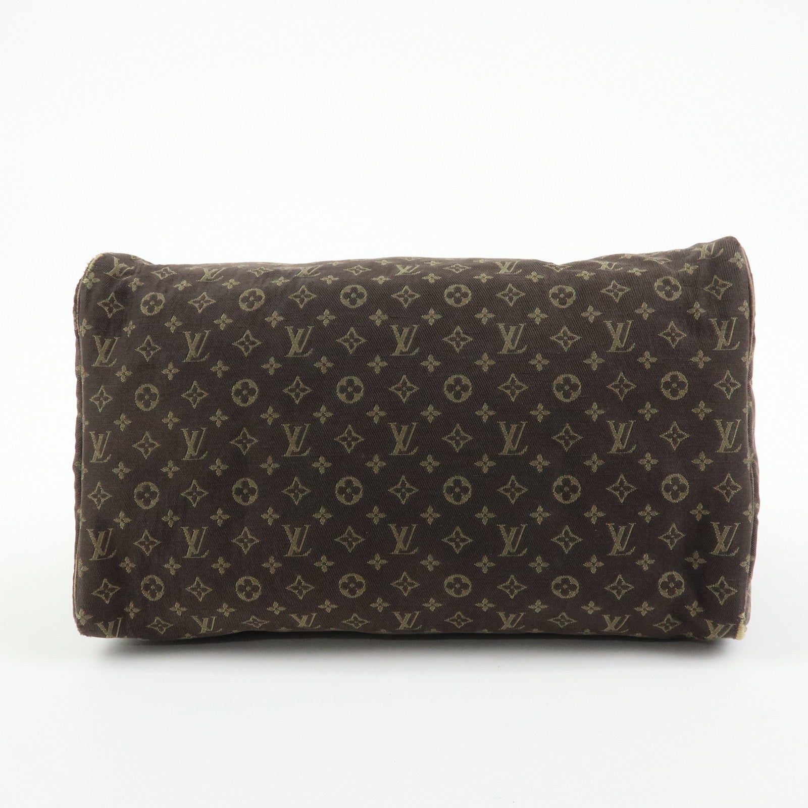 Louis Vuitton Monogram Mini Lin Speedy 30 Boston Bag Ebene M95224