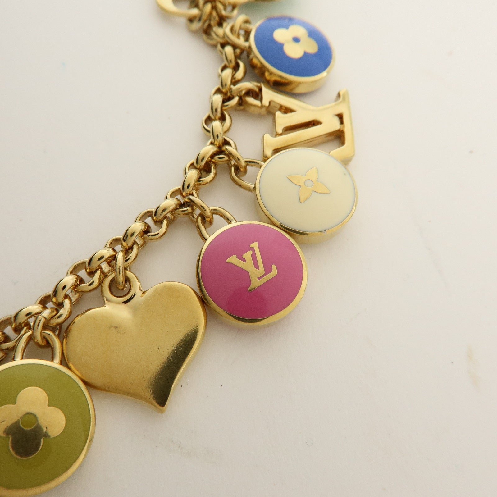 Louis Vuitton Porte Cles Chaine Pastilles Metal Key Chain M66172