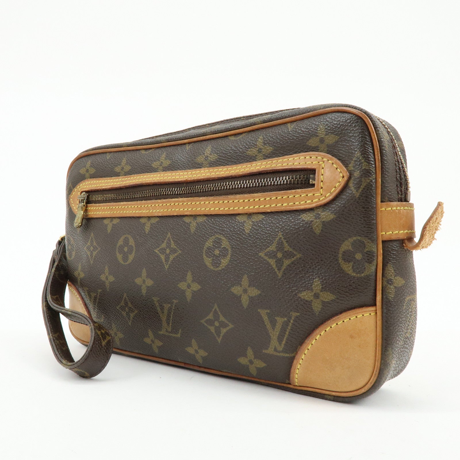 Louis Vuitton Monogram Marly Dragonne GM Clutch Bag Wrist Bag M51825