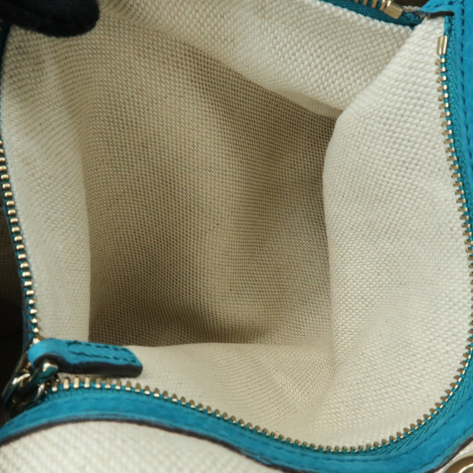 GUCCI SOHO Interlocking G Chain Shoulder Bag Blue 308982