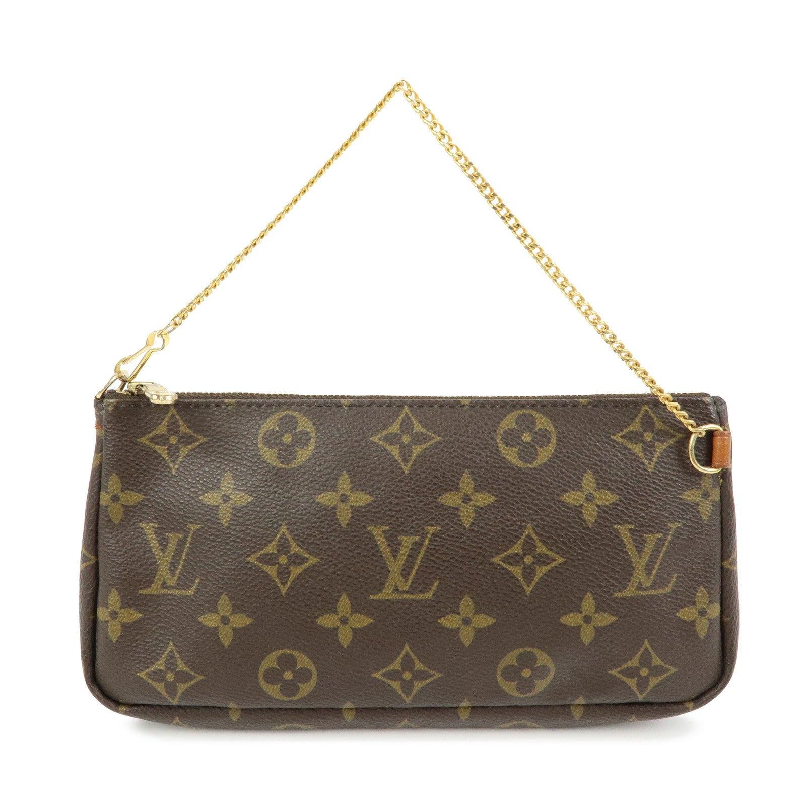 Louis Vuitton Monogram Canvas Mini Pouch For Sac Shopping GM Brown
