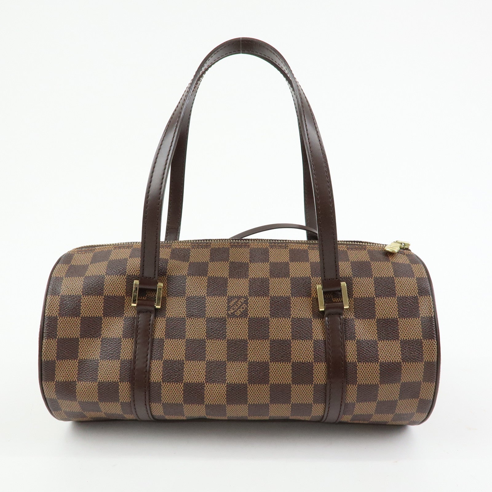 Louis Vuitton Damier Ebene Papillon 30 Hand Bag Brown N51303