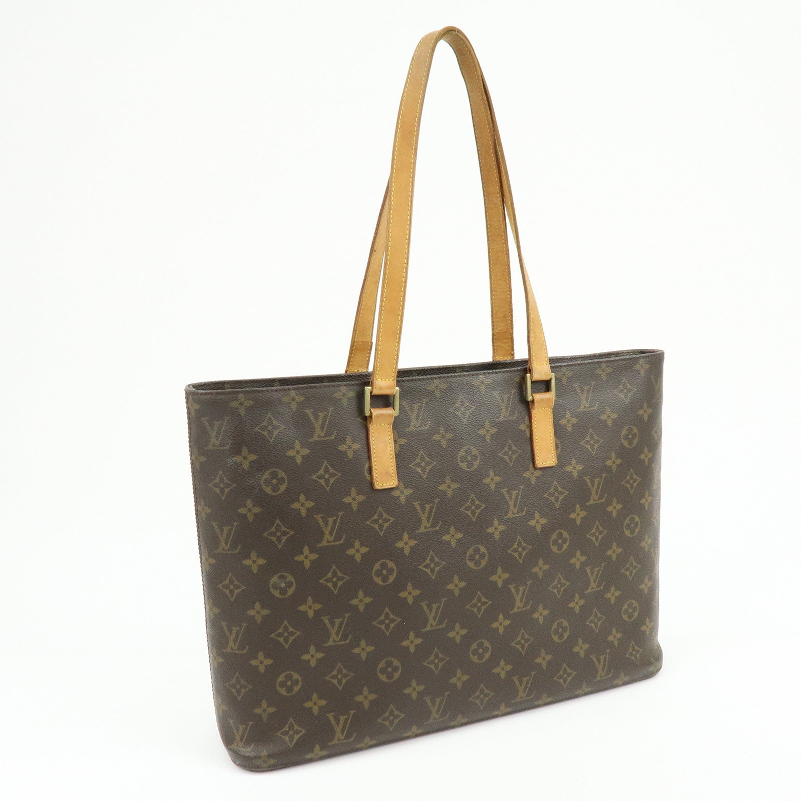 Louis Vuitton Monogram Luco Tote Bag Shoulder Bag Brown M51155