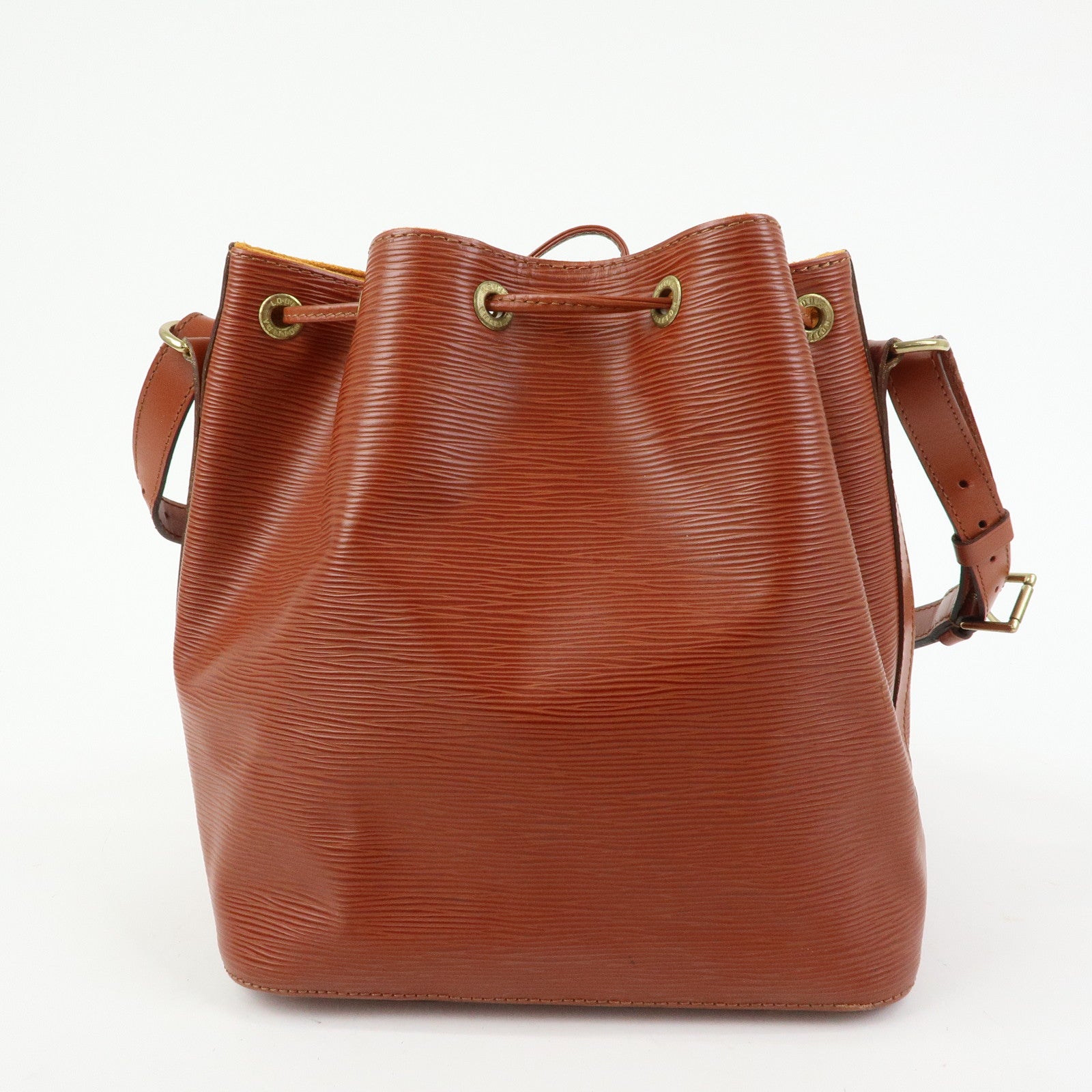 Louis Vuitton Epi Petit Noe Leather Shoulder Bag Kenya Brown M44103