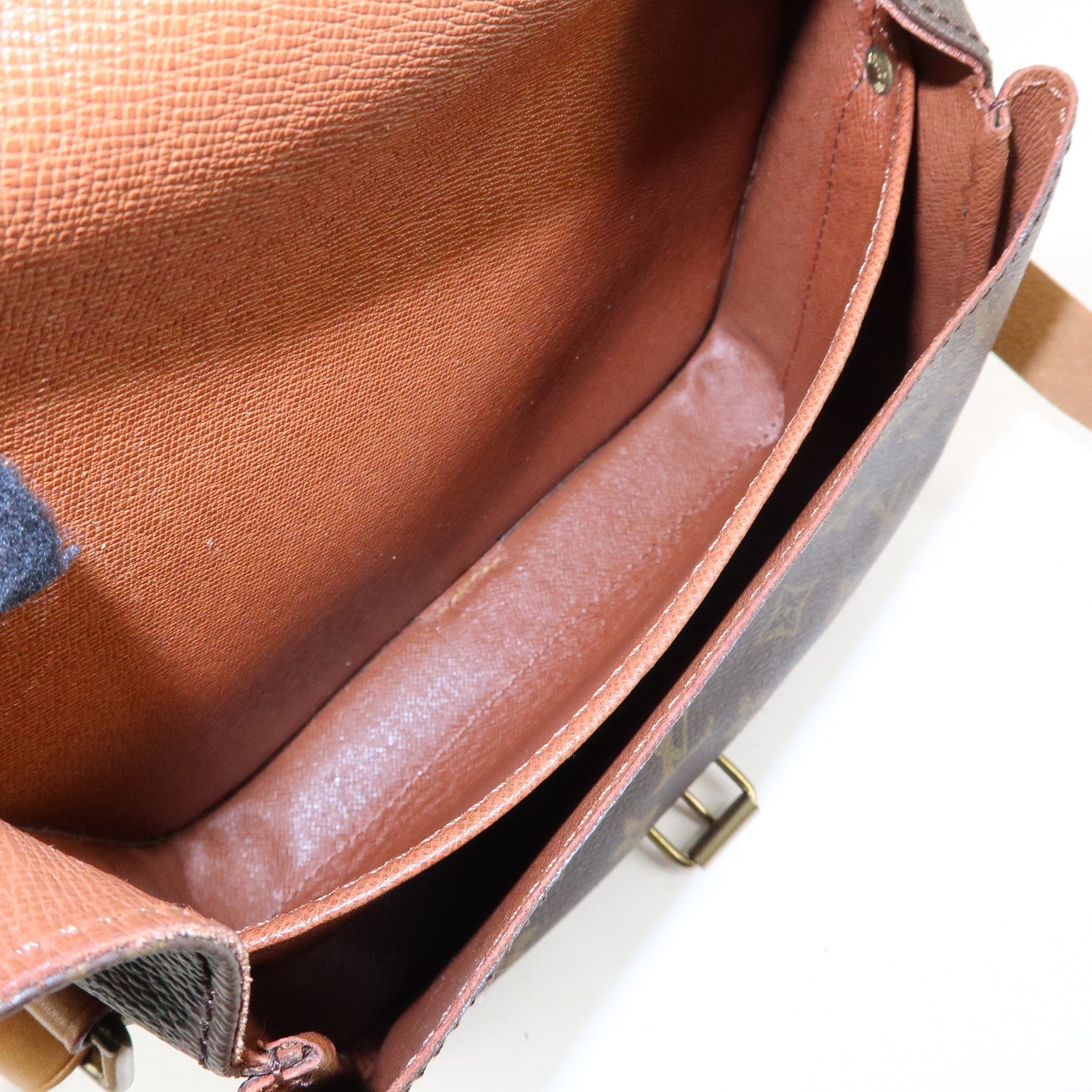 Louis Vuitton Monogram Cartouchiere MM  Shoulder Bag Brown M51253