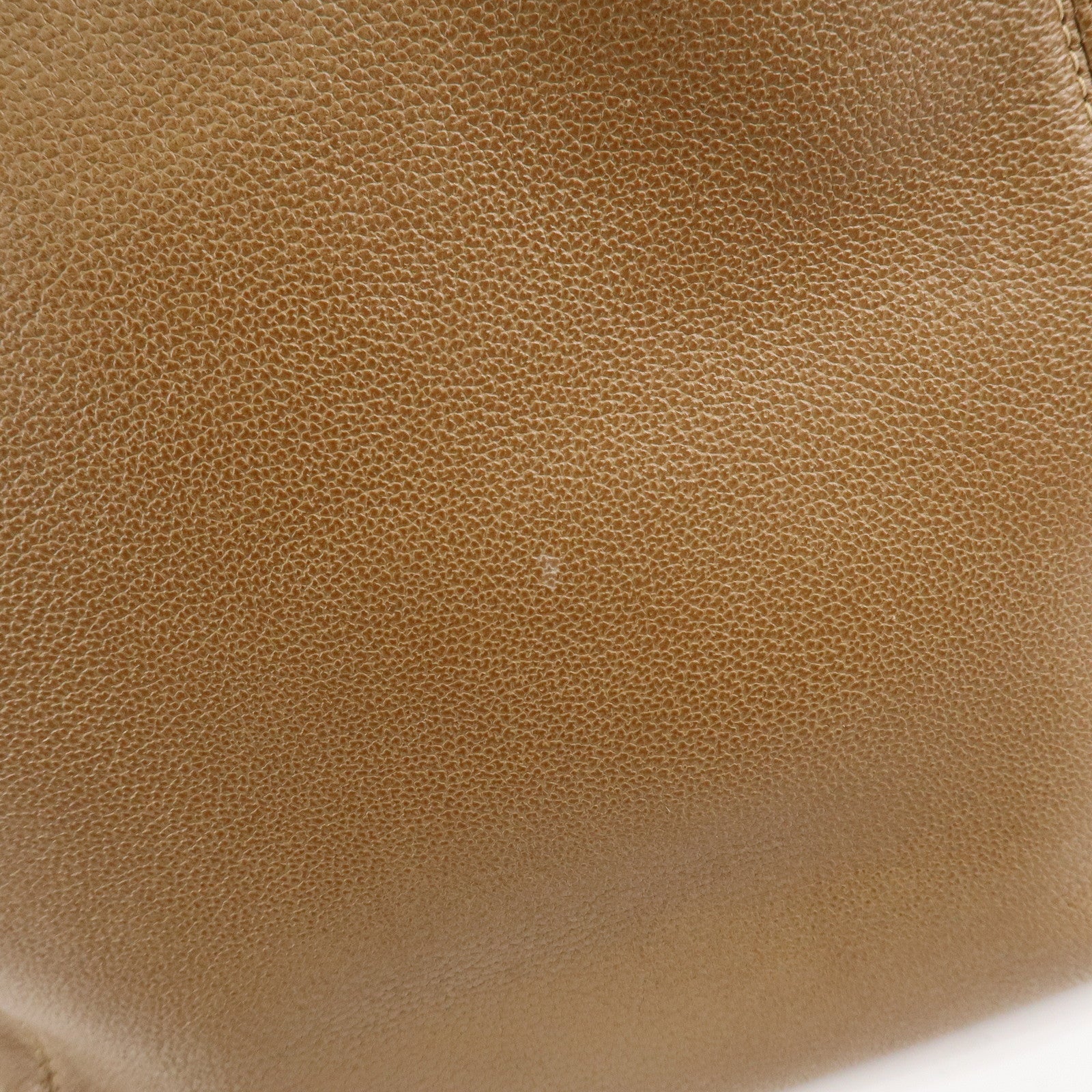 CHANEL COCO Mark Caviarskin Leather Bag Tote Bag Shoulder Bag Beige Used