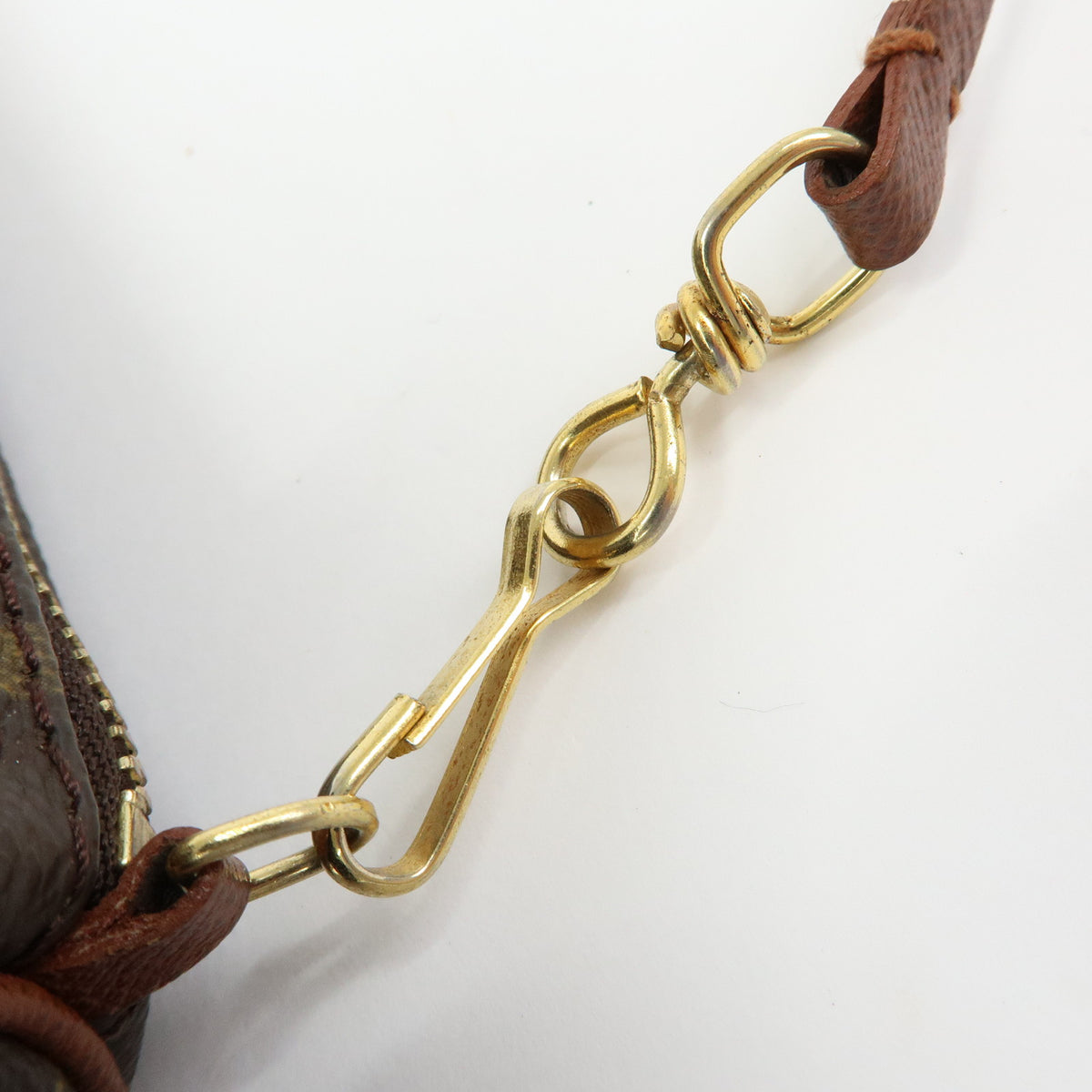 Louis Vuitton Monogram Mini Pouch for Papillon Bag Brown
