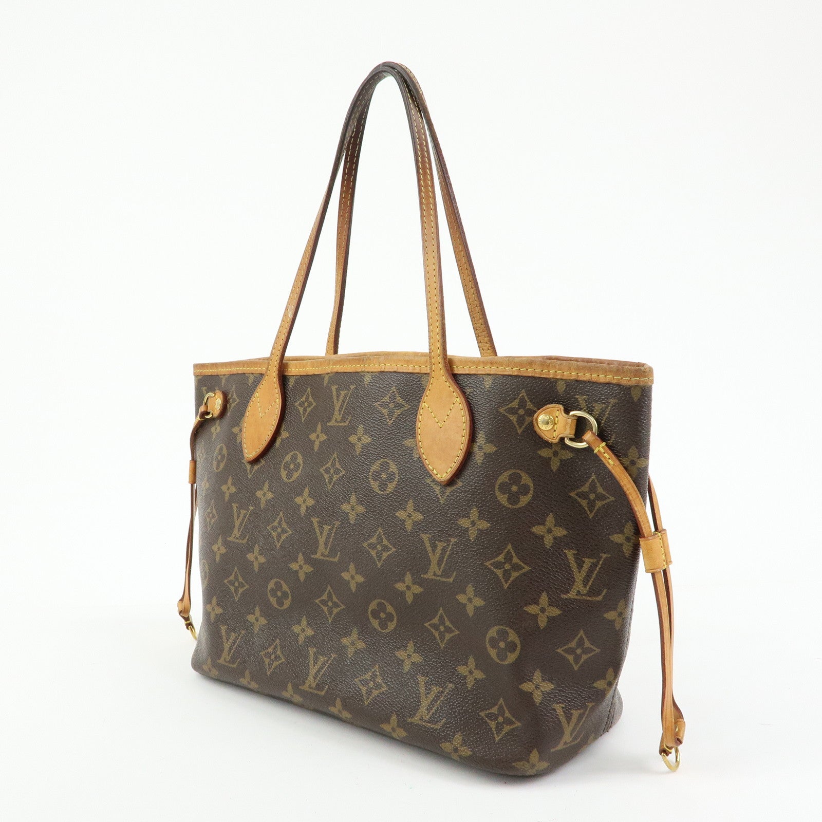 Louis Vuitton Monogram Neverfull PM Tote Bag Brown M41245