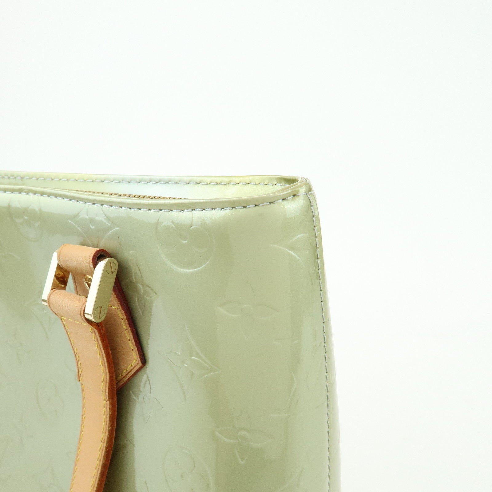 Louis Vuitton Monogram Vernis Houston Hand Bag Gris M91053