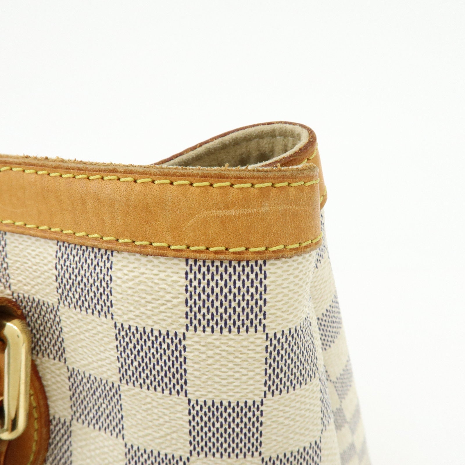 Louis Vuitton Damier Azur Hampstead PM Hand Bag Ivory N51207