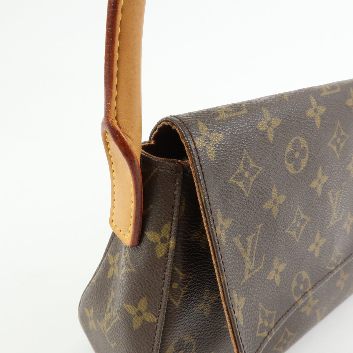 Louis Vuitton Monogram Mini Looping Shoulder Bag Brown M51147