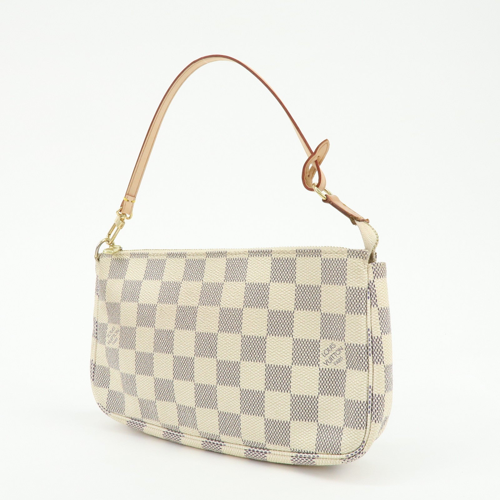 Louis Vuitton Damier Azur Pochette Accessoires Hand Bag Pouch N41207