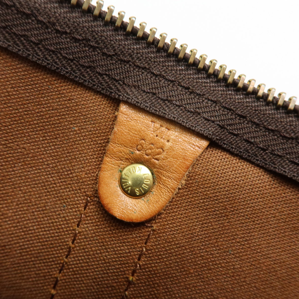 Louis Vuitton Monogram Keep All 45 Boston Bag Brown M41428