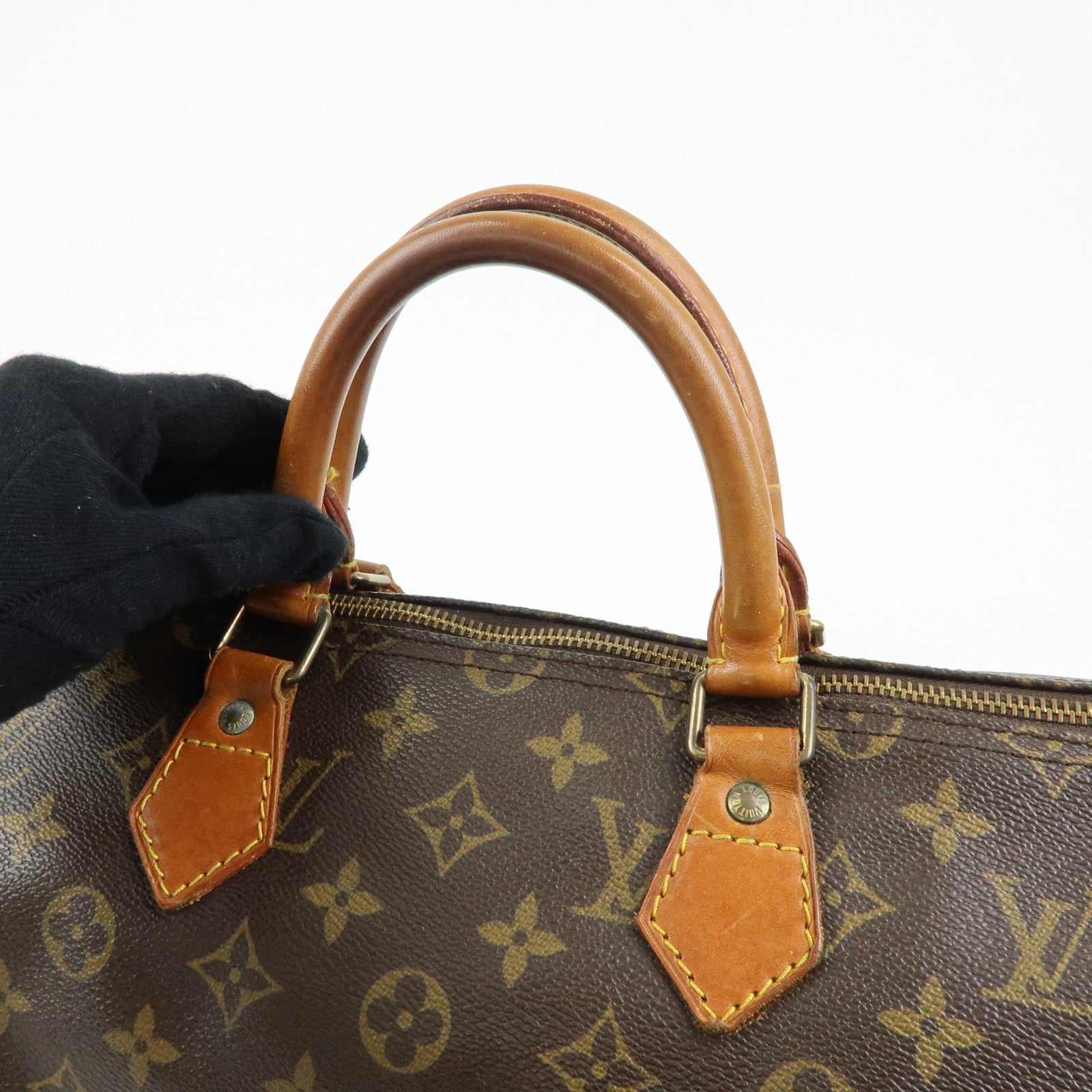 Louis Vuitton Monogram Speedy 35 Boston Bag Hand Bag M41524