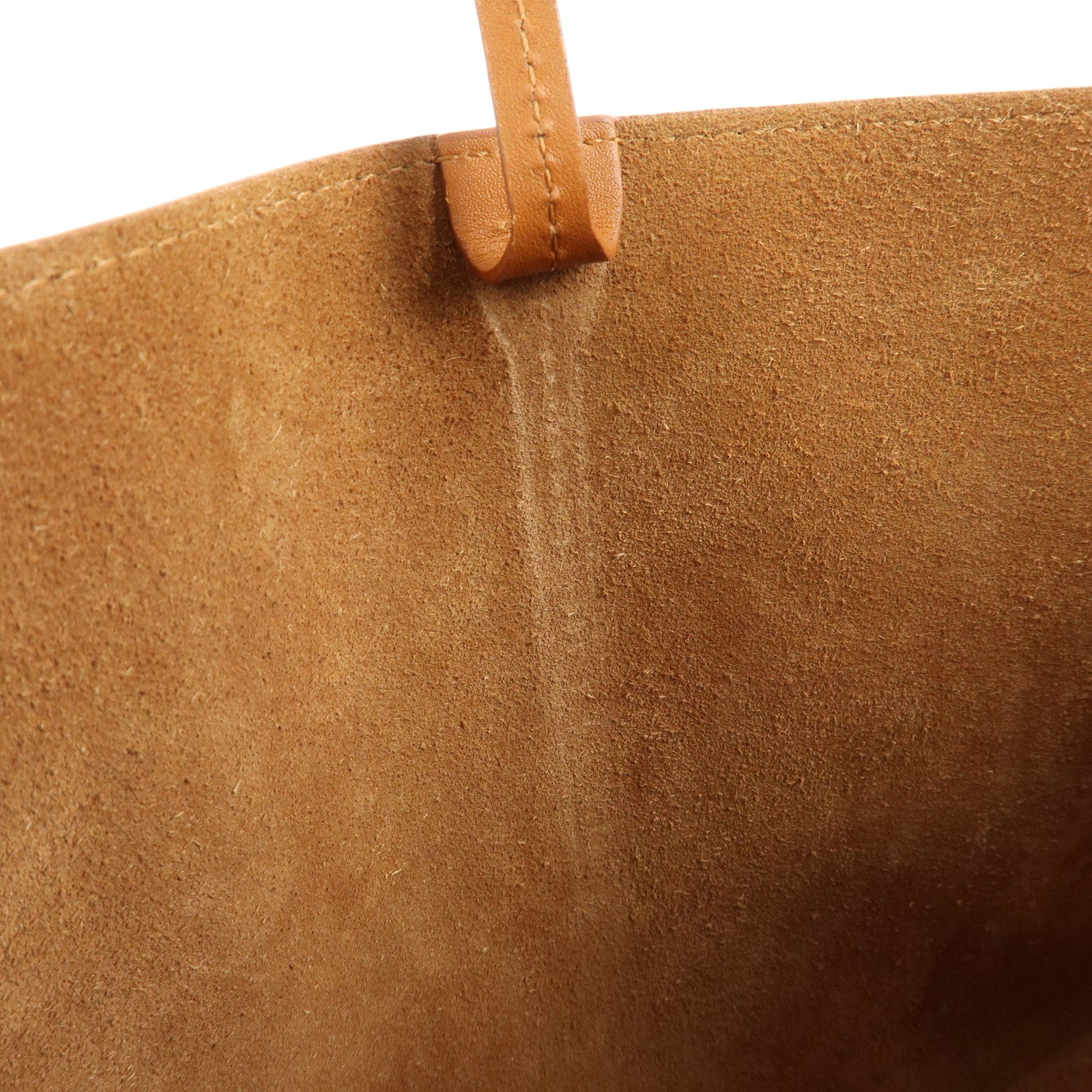 Chloe Logo Mate Leather Shoulder Bag Hand Bag Brown
