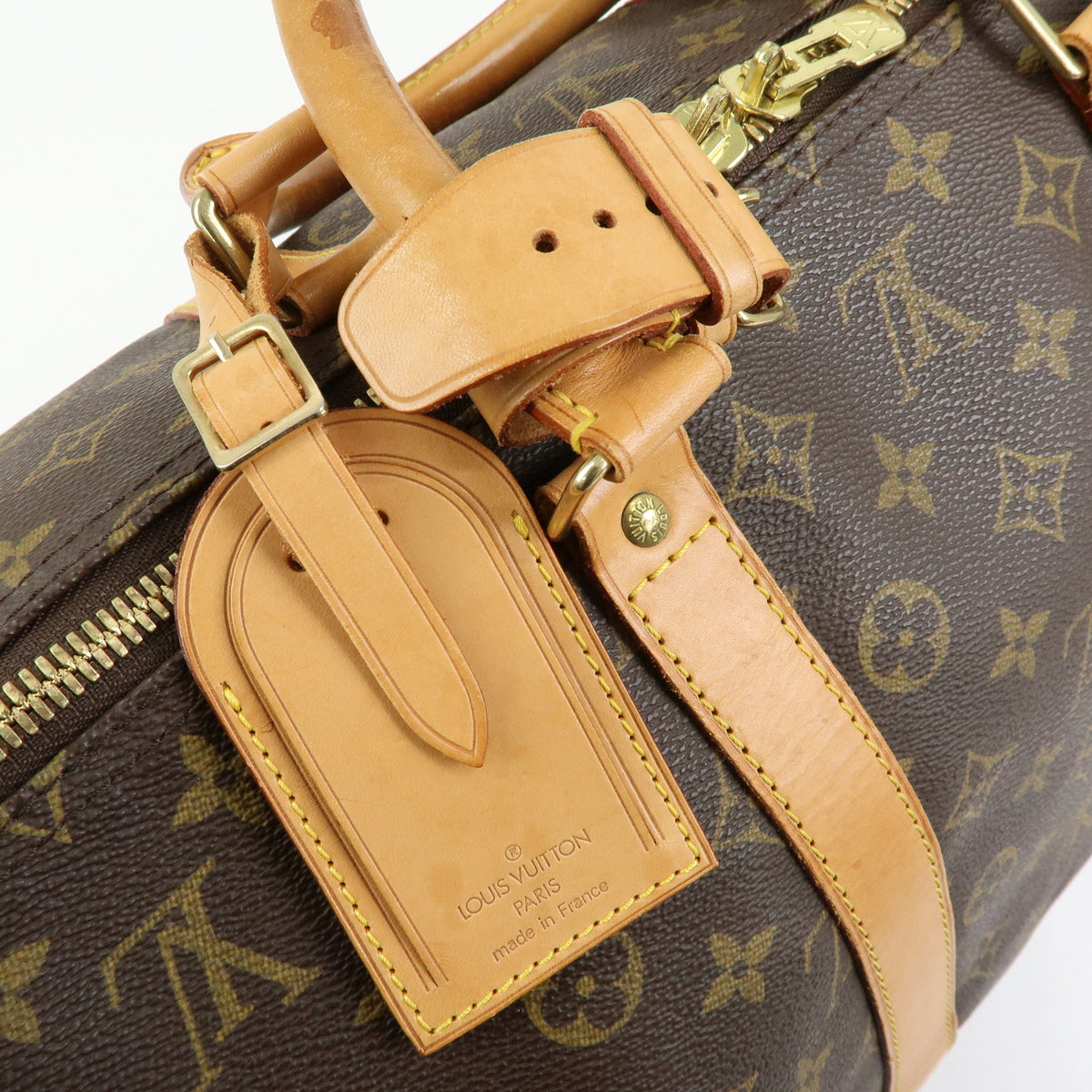 Louis Vuitton Monogram Keep All 55 Boston Bag Brown M41424