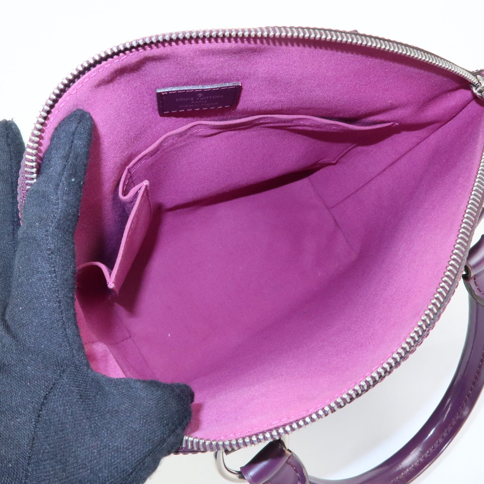 Louis Vuitton Epi Lockit PM Tote Bag Hand Bag Cassis M4229K