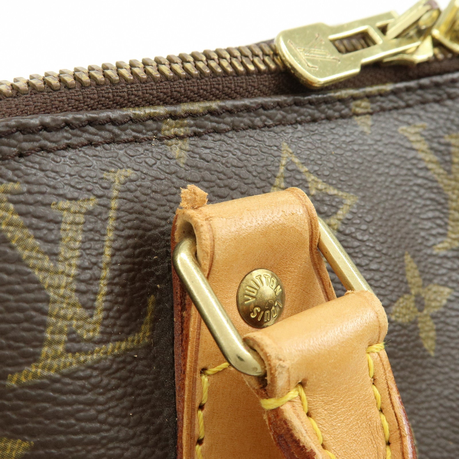 Louis Vuitton Monogram Canvas Alma Hand Bag Brown M51130