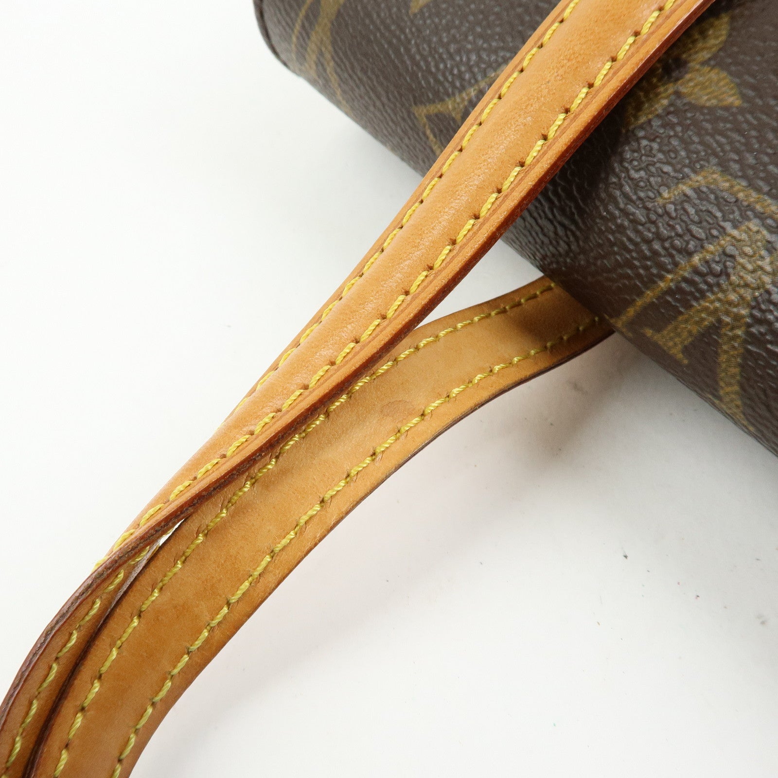Louis Vuitton Monogram Sonatine Hand Bag Brown M51902